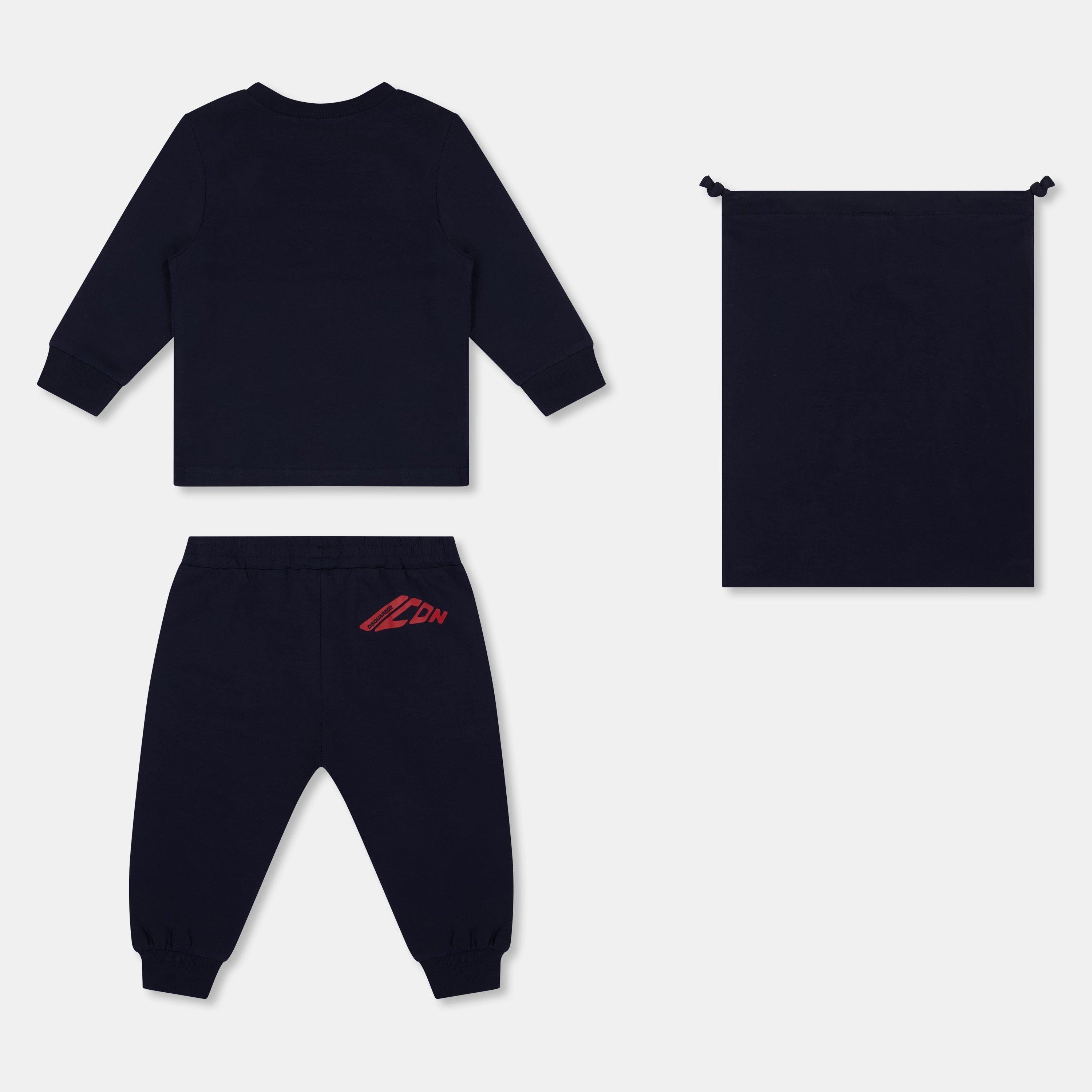 Blue DQ883 - DSquared2 - Kids' DSQ Icon Tracksuit - 2