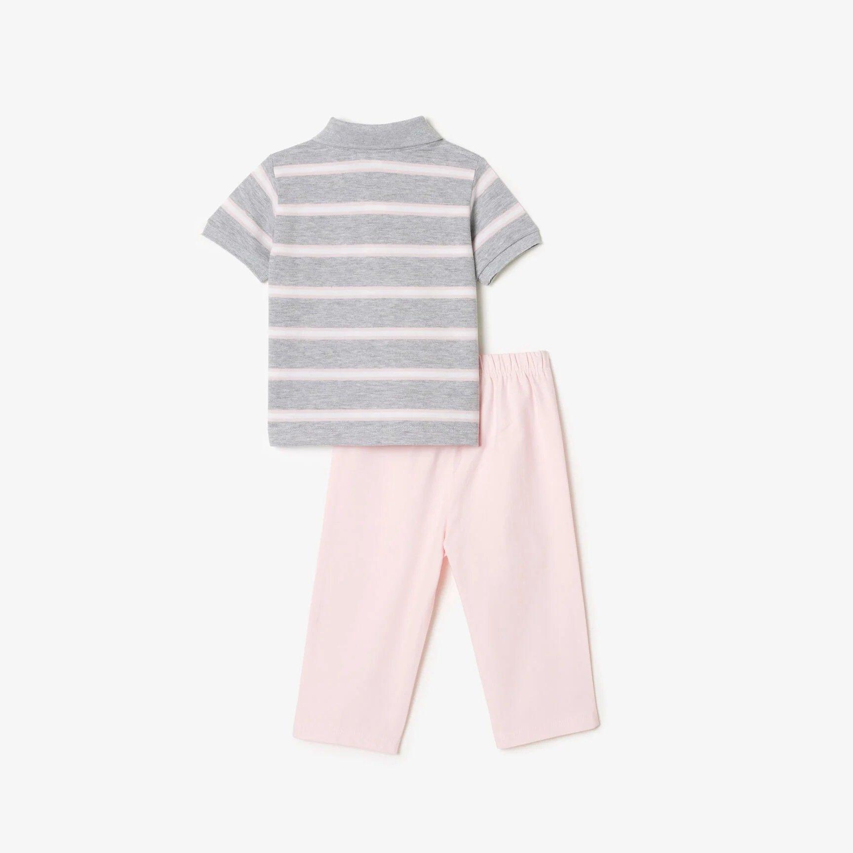 Lacoste | Mini Pique Pyjama Set Babies | Short Sleeve Pyjama Sets | USC