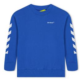 Off White Diag Crew Sweatshirt Infants