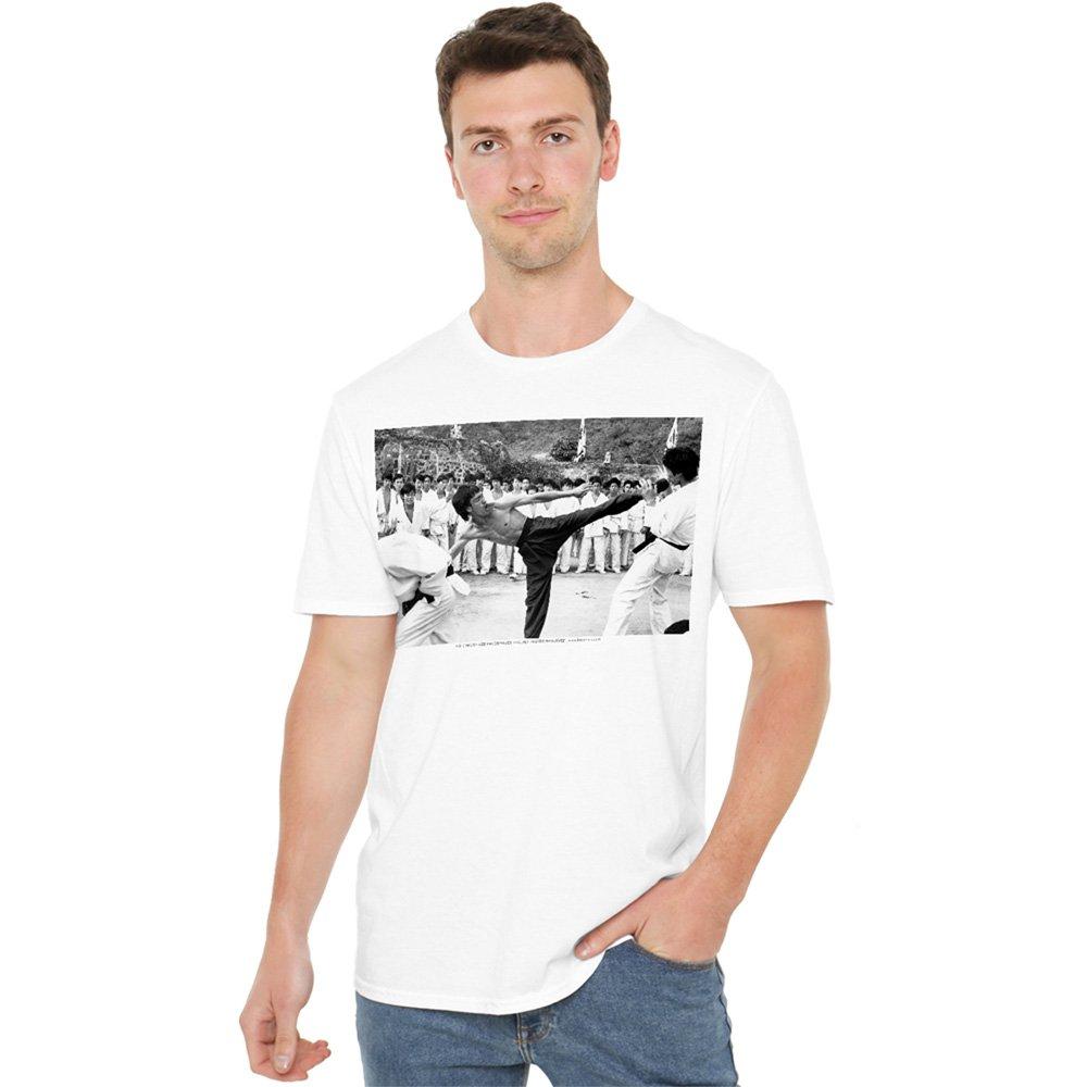 White - Other - Bruce Lee Kick To The Head T Shirt White - 1