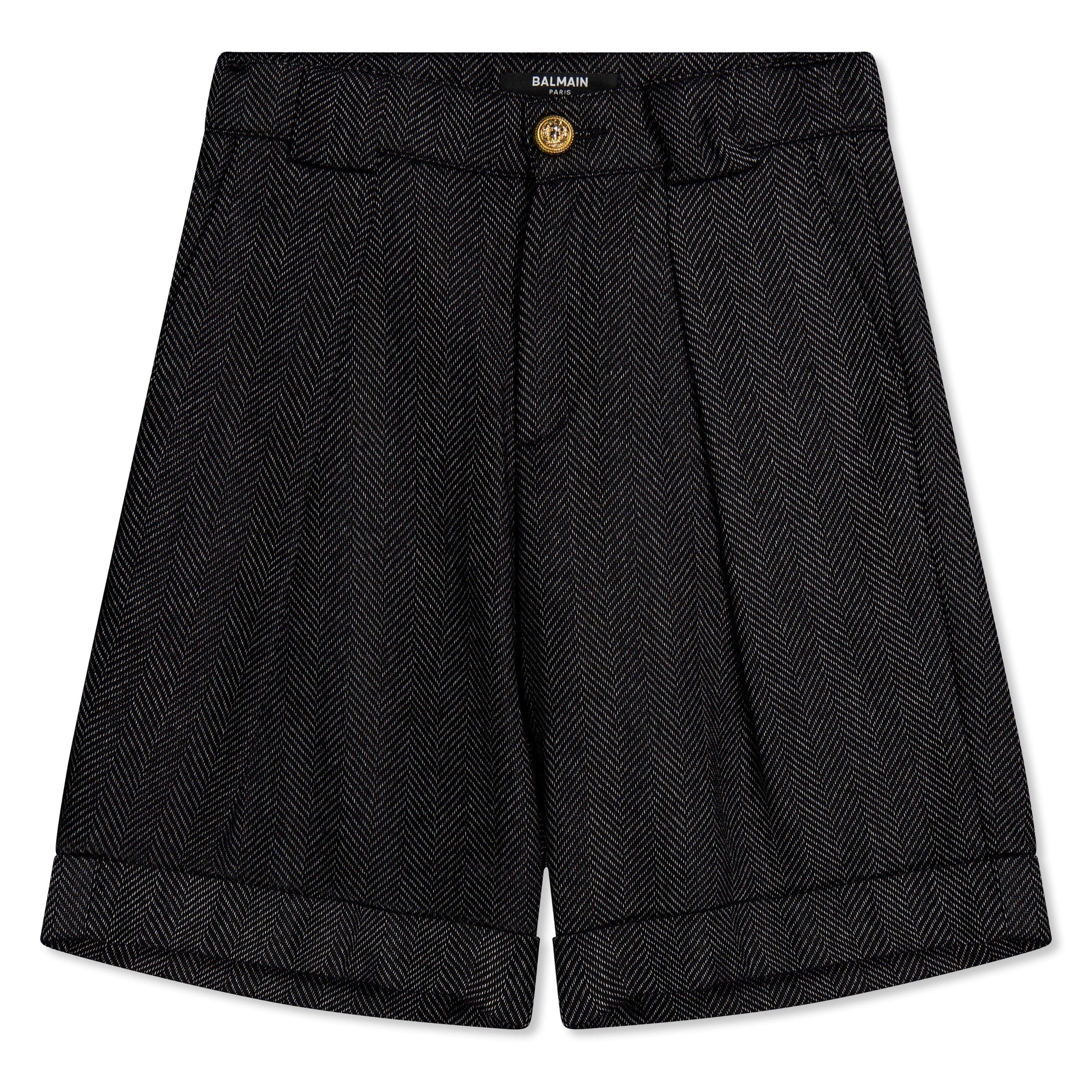 Balmain Kids' Woven Tracksuit Shorts