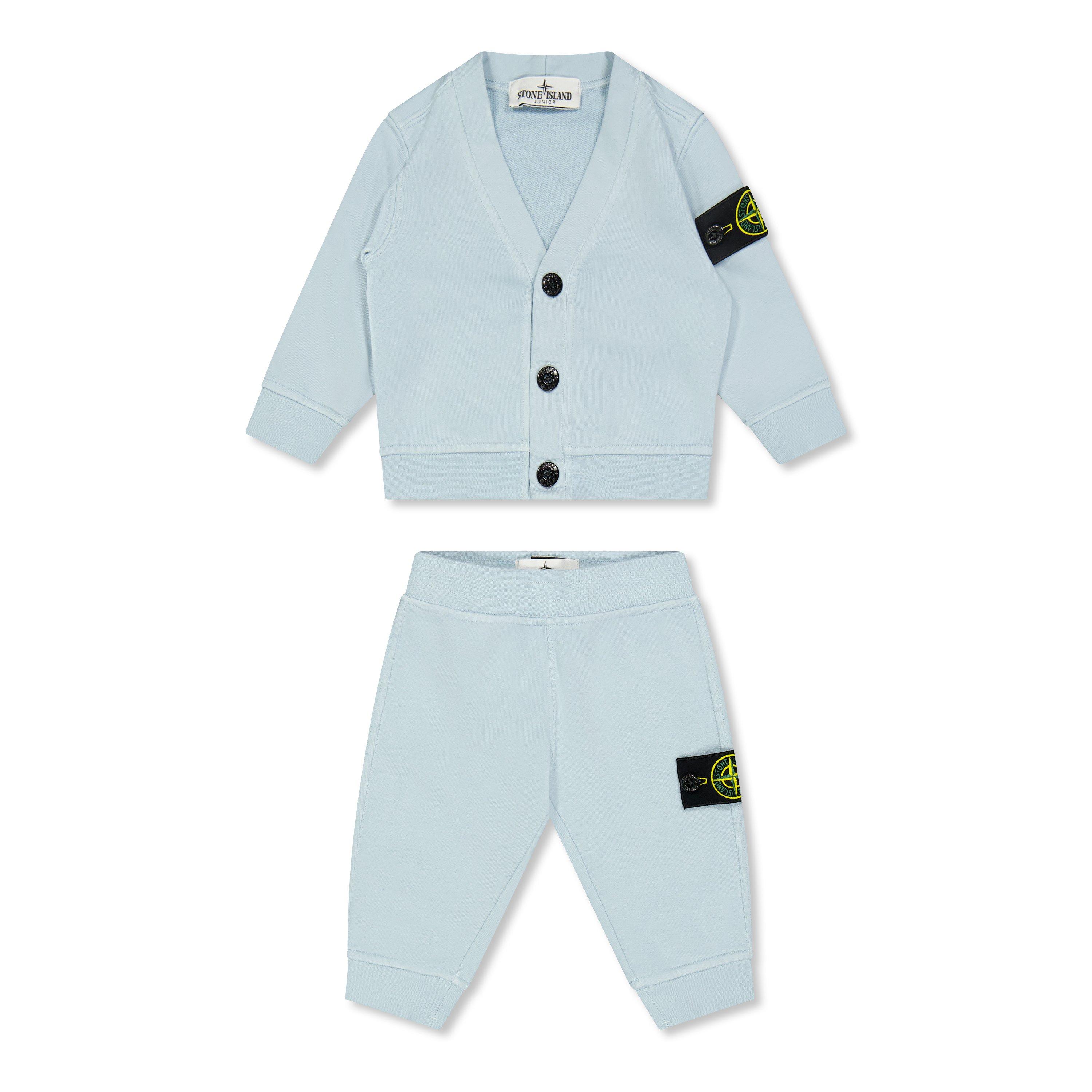 Stone Island Stone 3Pc Jog Set In61 - Sky Blue V0041 - Size 6-9 Mnth