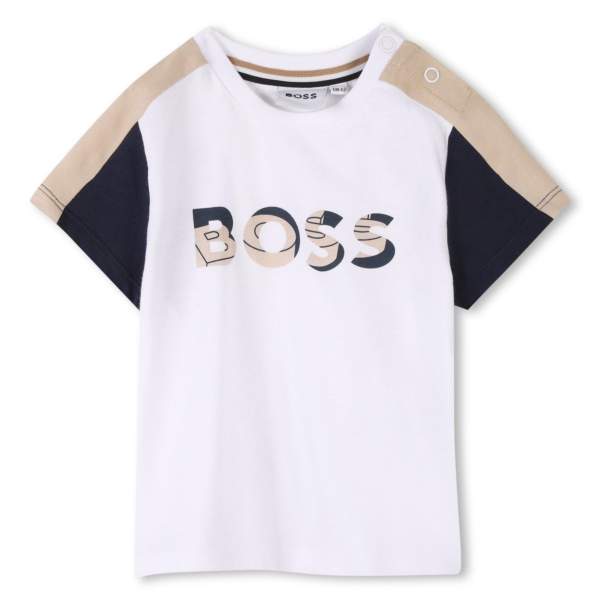 Witte 10P - Boss - Kids Logo T-Shirt and Shorts Set - 3