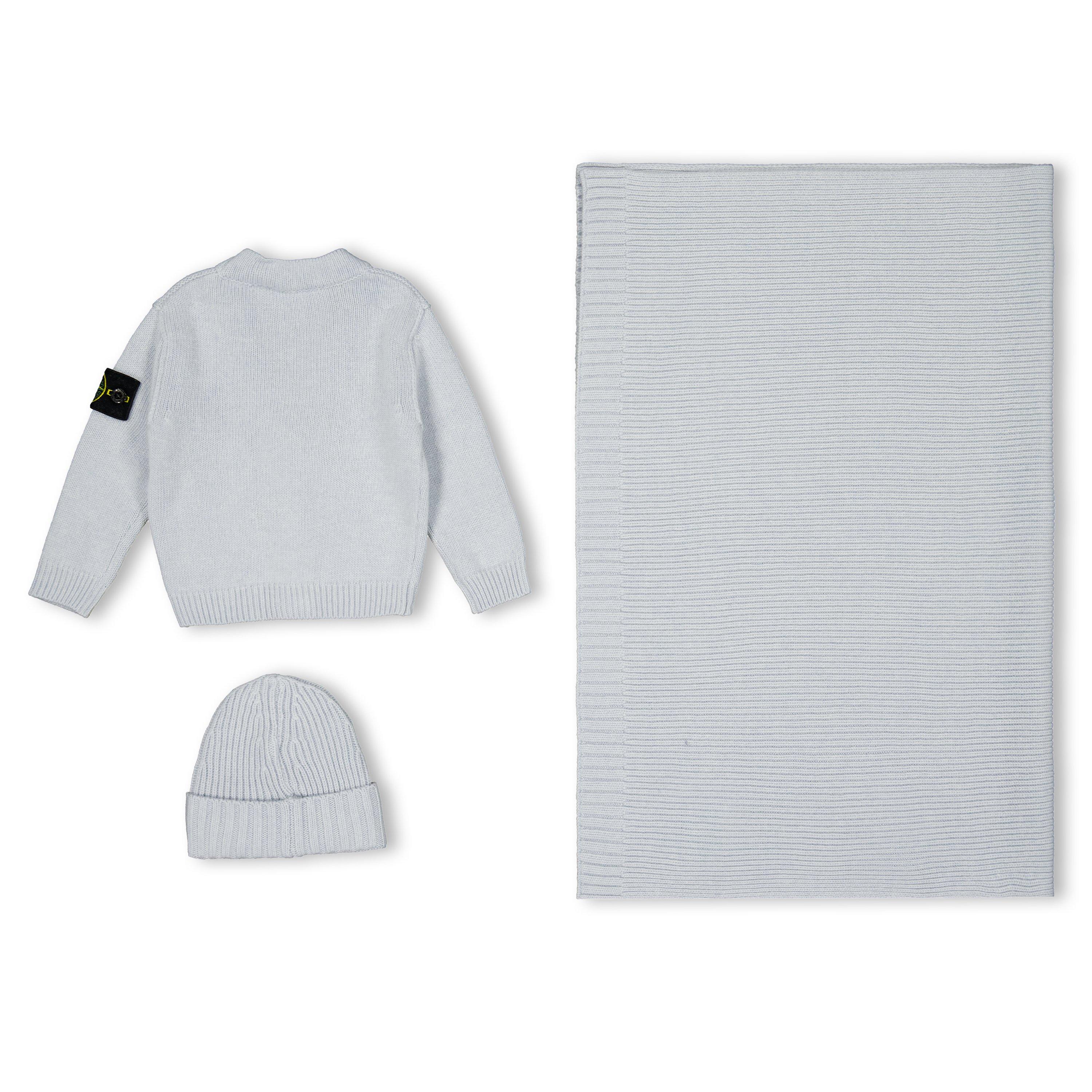 Dust Blue V004A - Stone Island - Stone 3pcs Baby Set In63 - 2