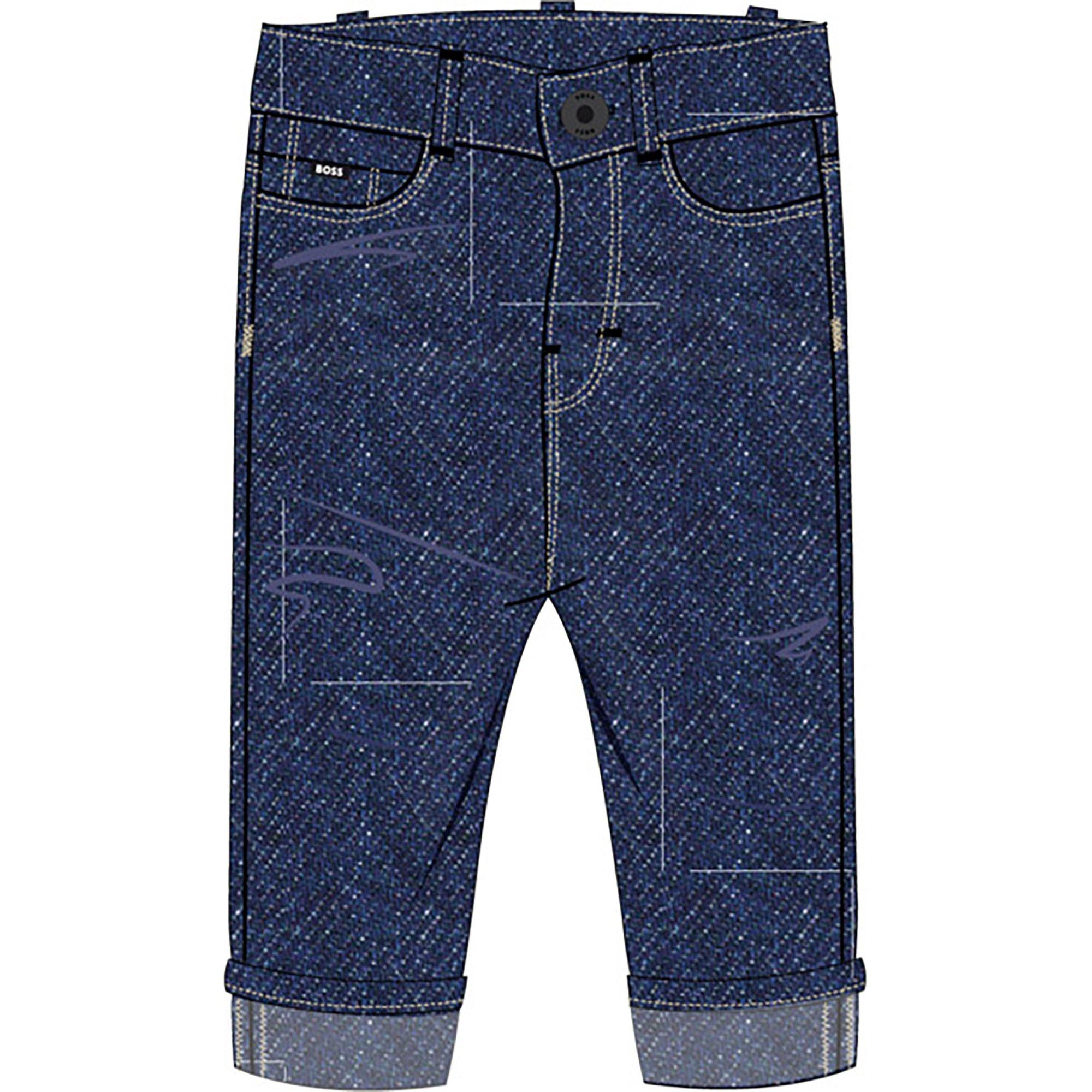 Polvere di Pietra Z07 - Boss - Kids' Den Denim Straight Leg Jeans