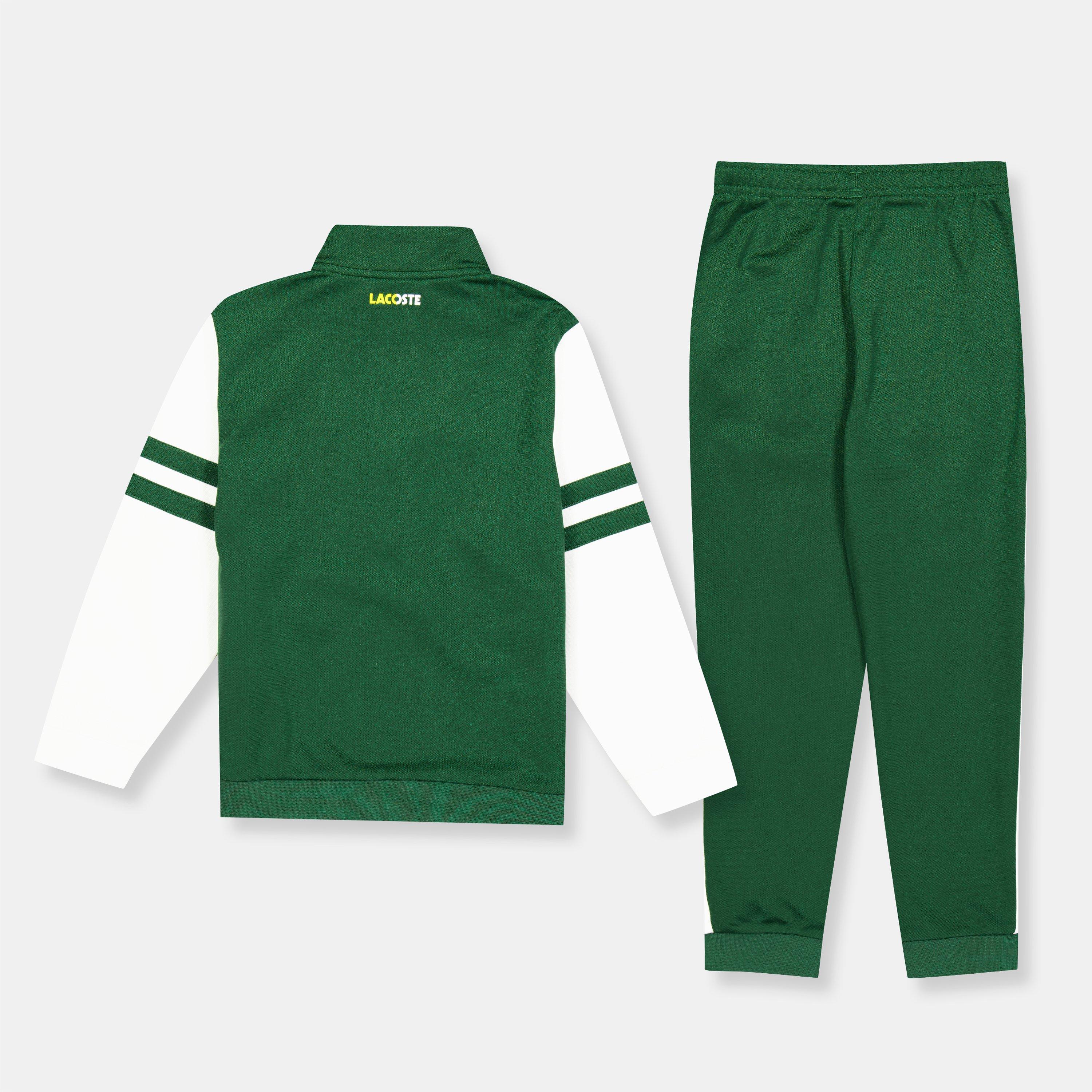 Grøn/Hvid - Lacoste - Unisex Kids' Tracksuit - 2
