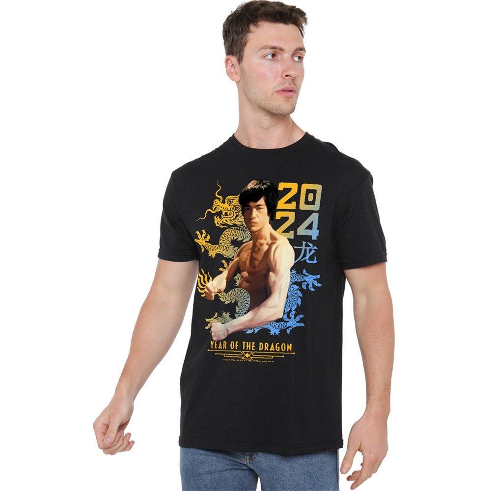Black - Other - Bruce Lee Two Tone Year Of The Dragon T Shirt Bla - 1
