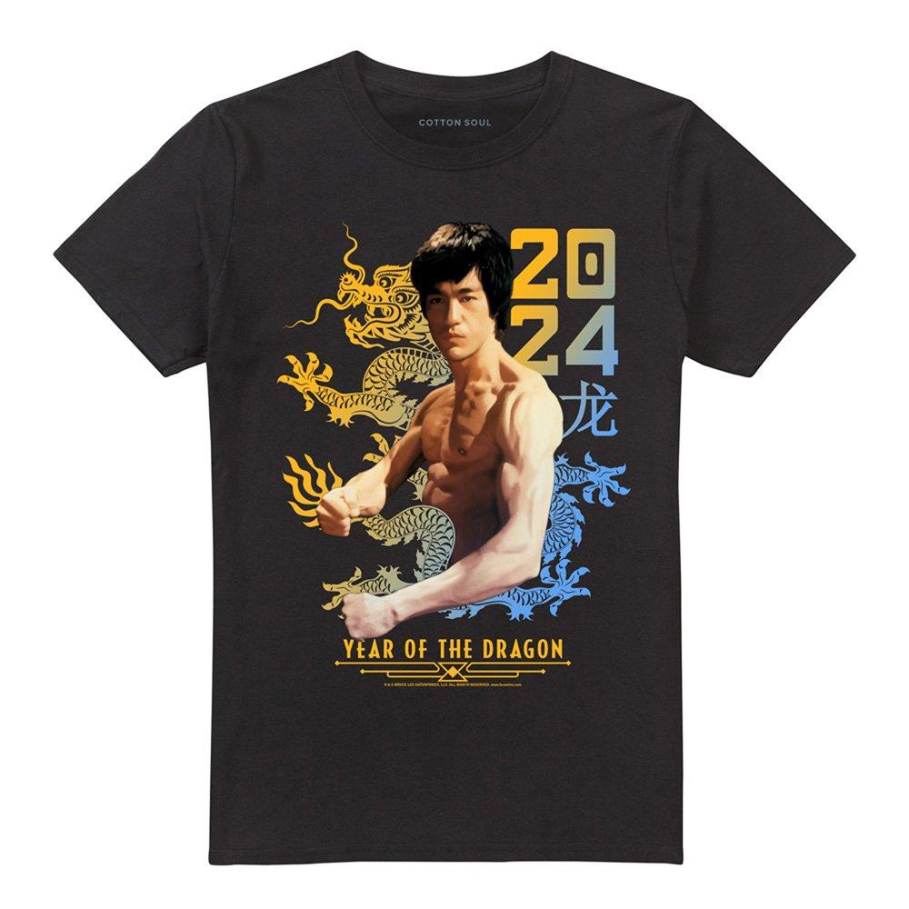 Black - Other - Bruce Lee Two Tone Year Of The Dragon T Shirt Bla - 4