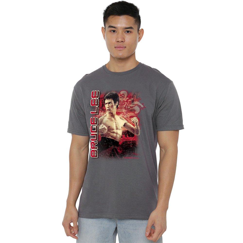 Grey - Other - Bruce Lee Fury T Shirt Charcoal - 1