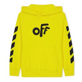 Off White Rounded Hoodie