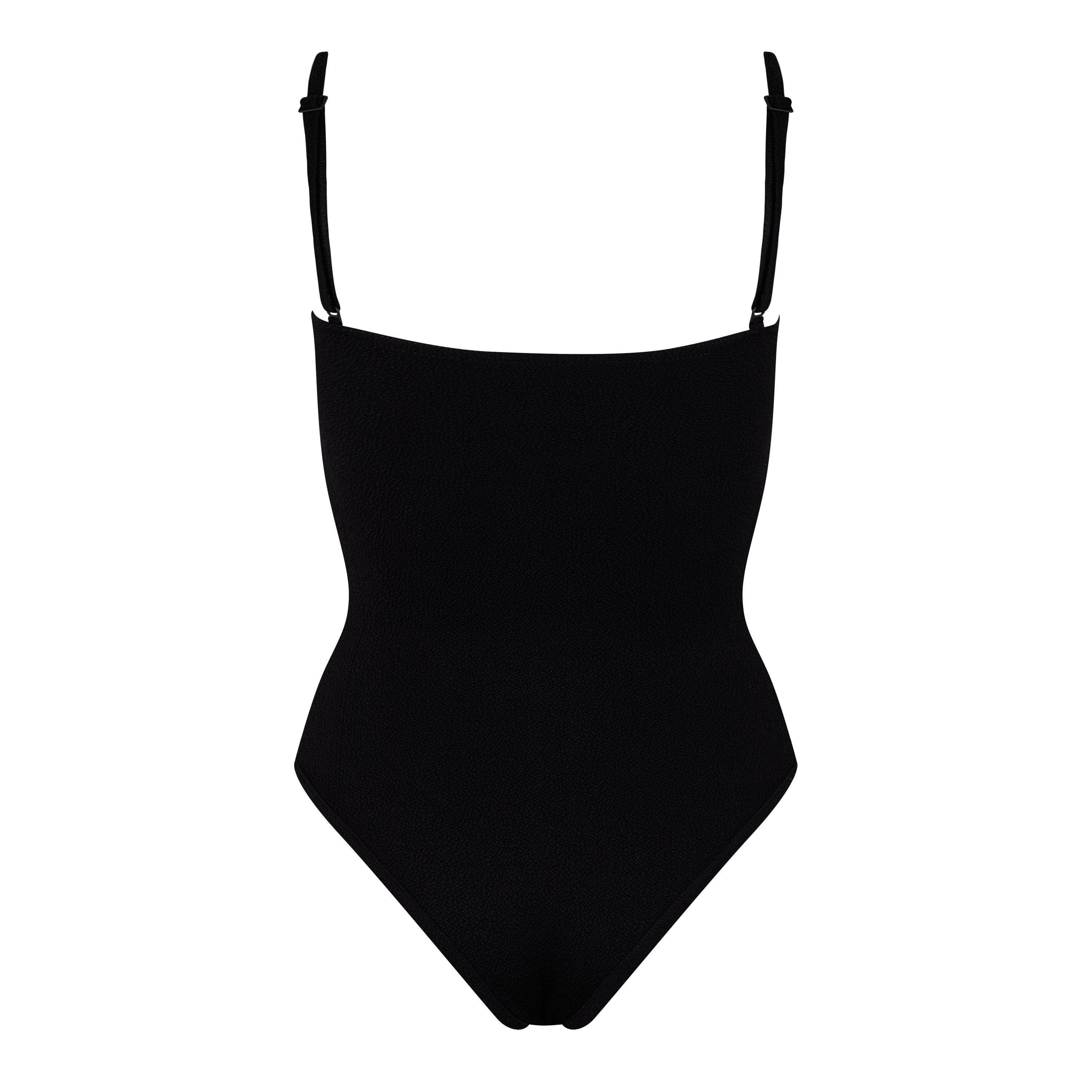 Black - Bottega Veneta - Textured Nylon Bustier Bodysuit - 8