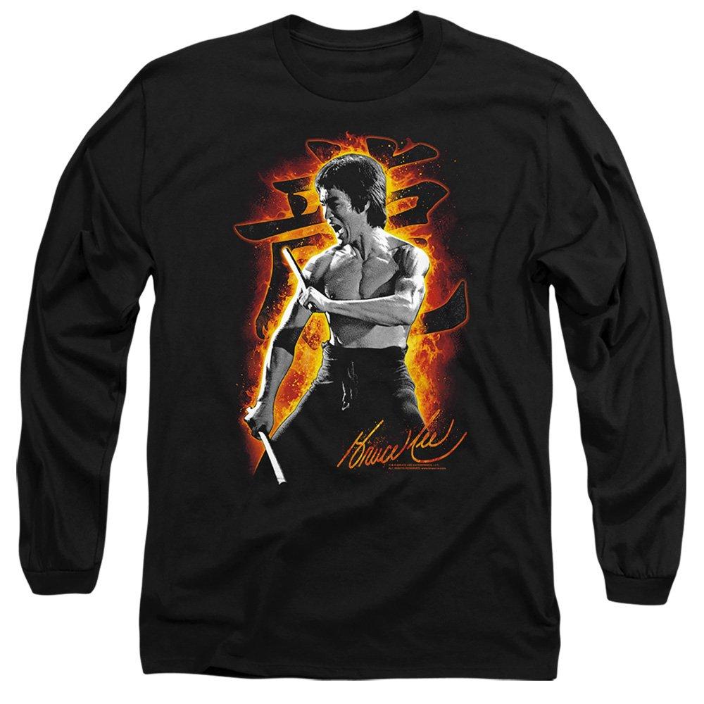Other Bruce Lee Dragon Fire Long Sleeve T-Shirt Black