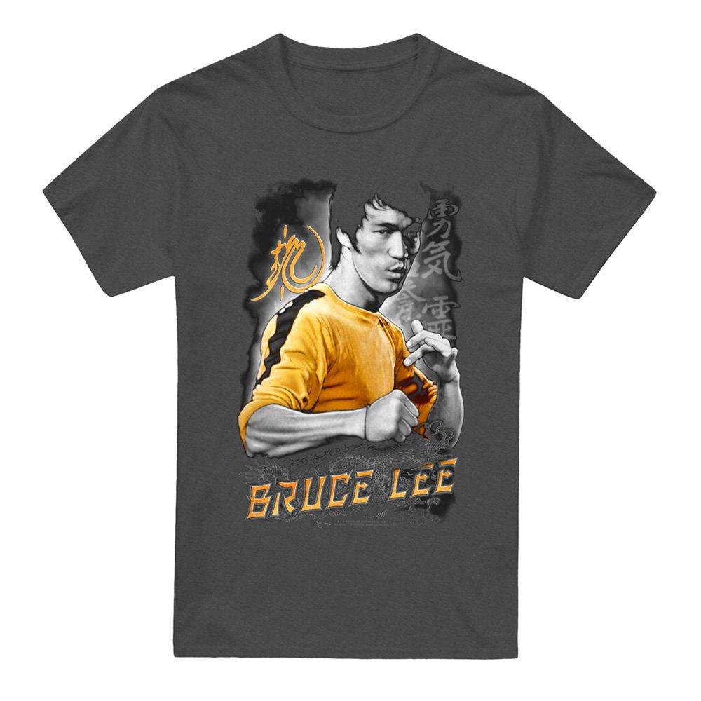 Grey - Other - Bruce Lee Yellow Dragon T-Shirt Charcoal - 4