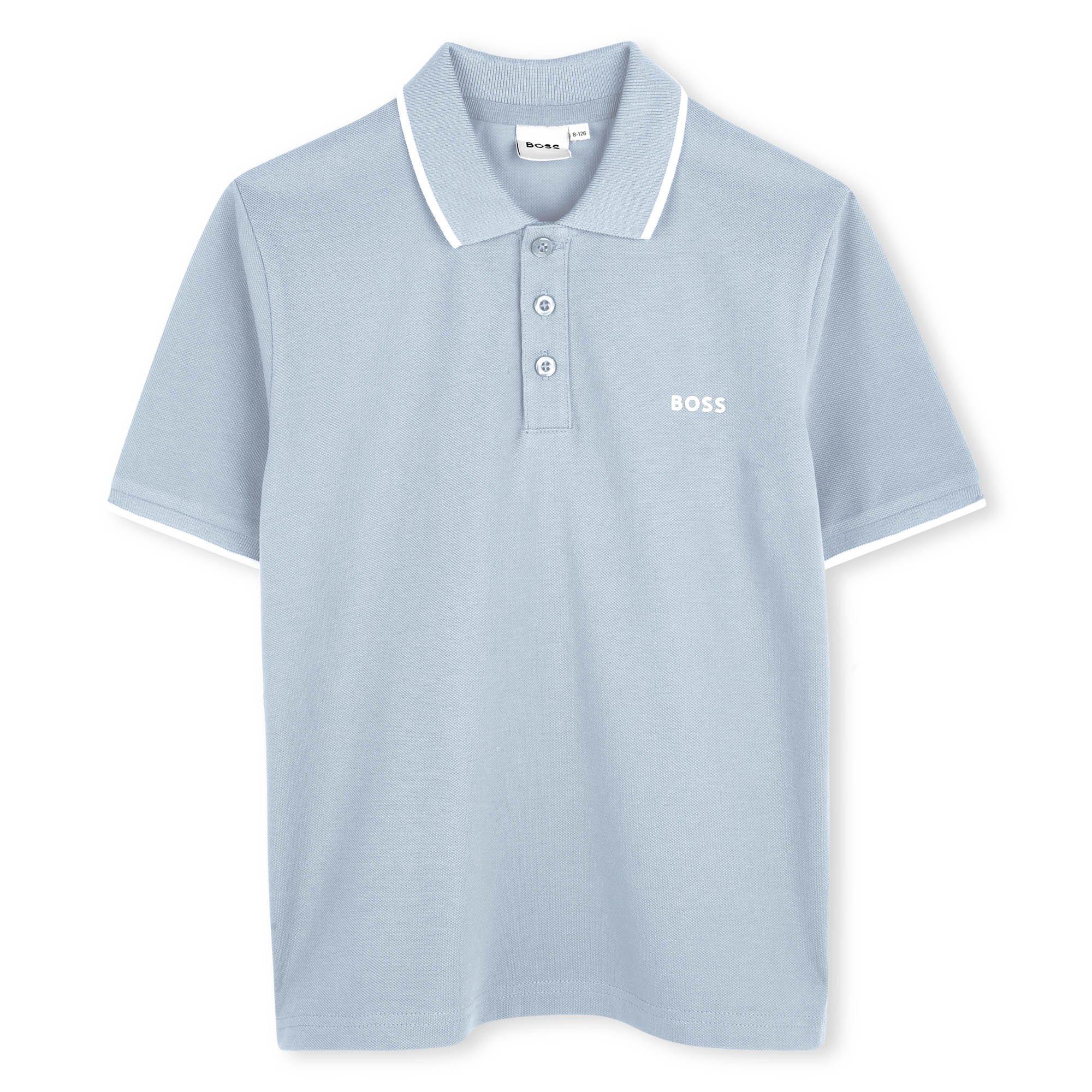 Boss Kids Small Logo Polo Design - Pale Blue - Size 4 Yrs