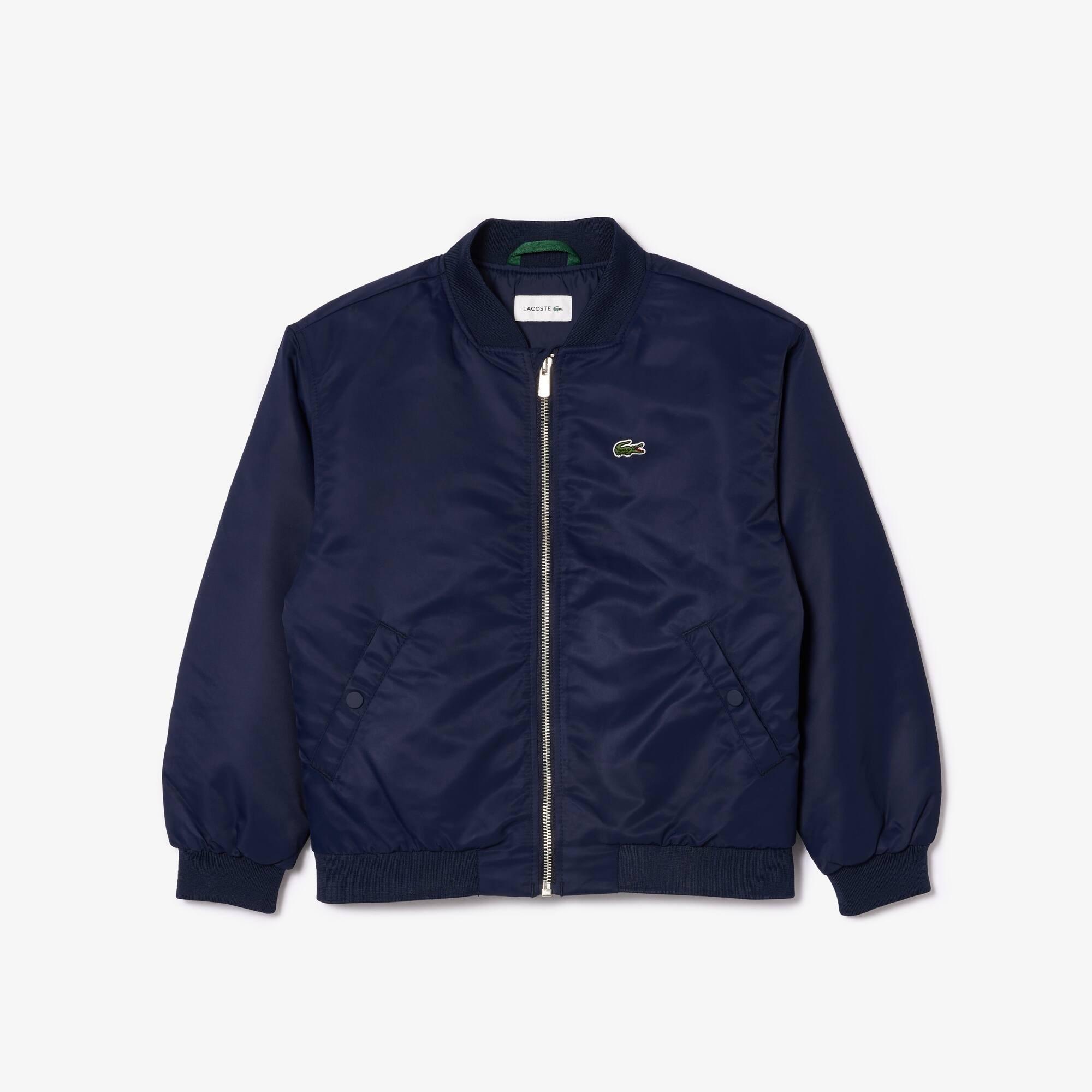Navy Blue - Lacoste - Unisex Kids' Block Tracksuit Top - 2