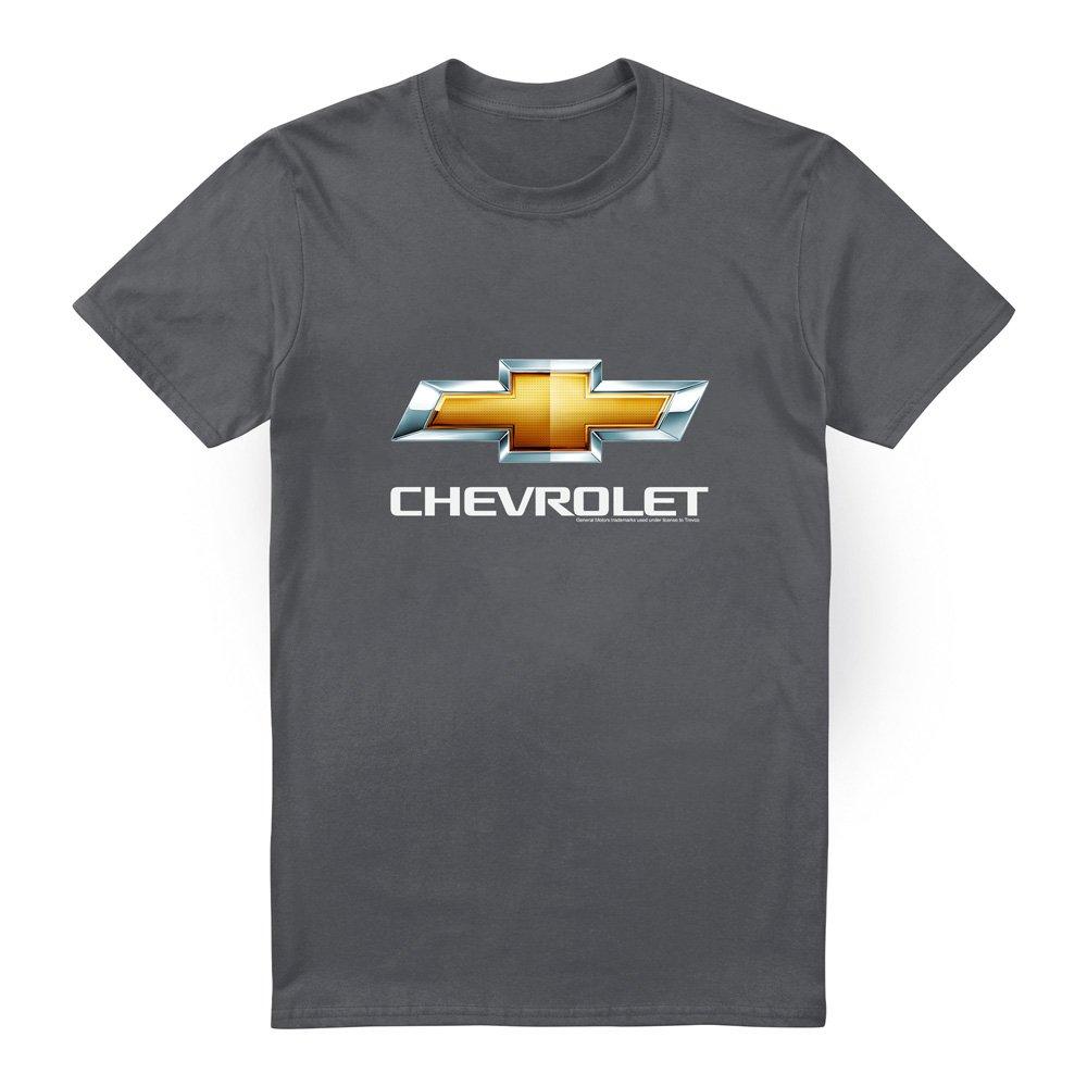 Grey - Other - Chevrolets Chevy Bowtie Stacked T Shirt Charcoal - 4