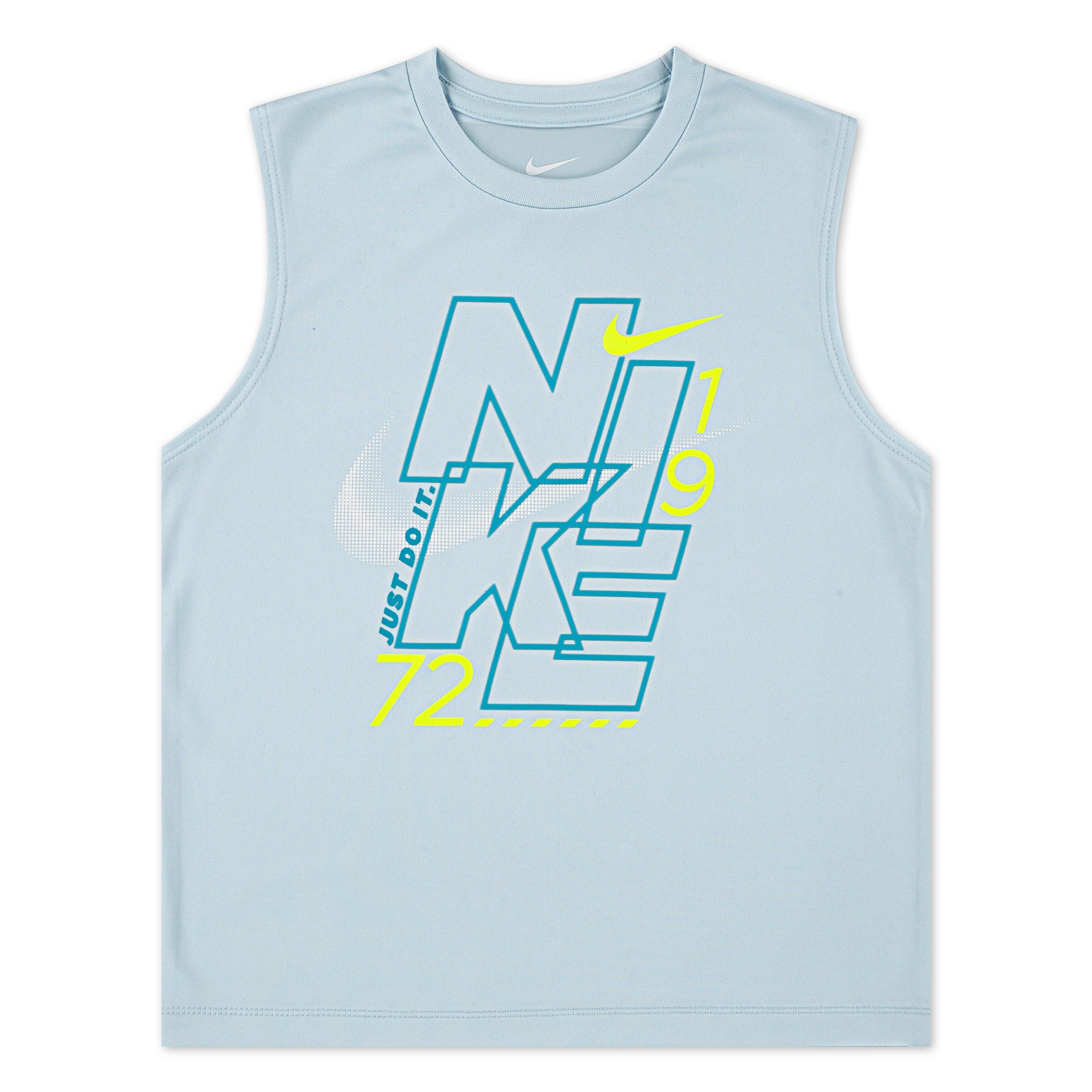Glacier Blue - Nike - Nike S.Em Muscle Tee Ch54 - 3