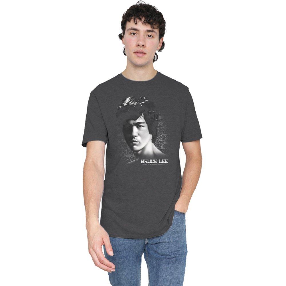 Grey - Other - Bruce Lee In Your Face T-Shirt Charcoal - 1