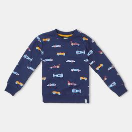 Lilly and Sid Car Print Sweat In99