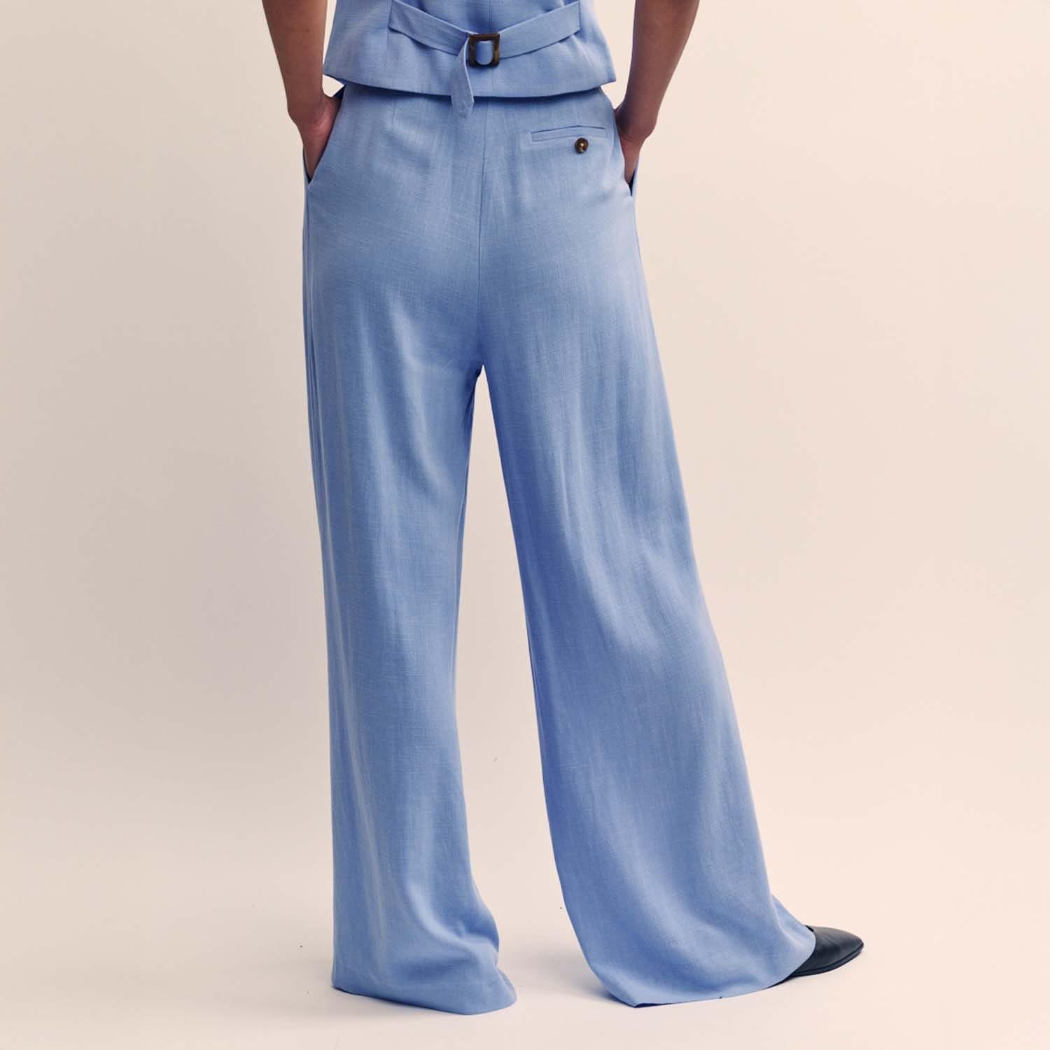 Blue - Nobodys Child - Relaxed Tailored Trousers - 2