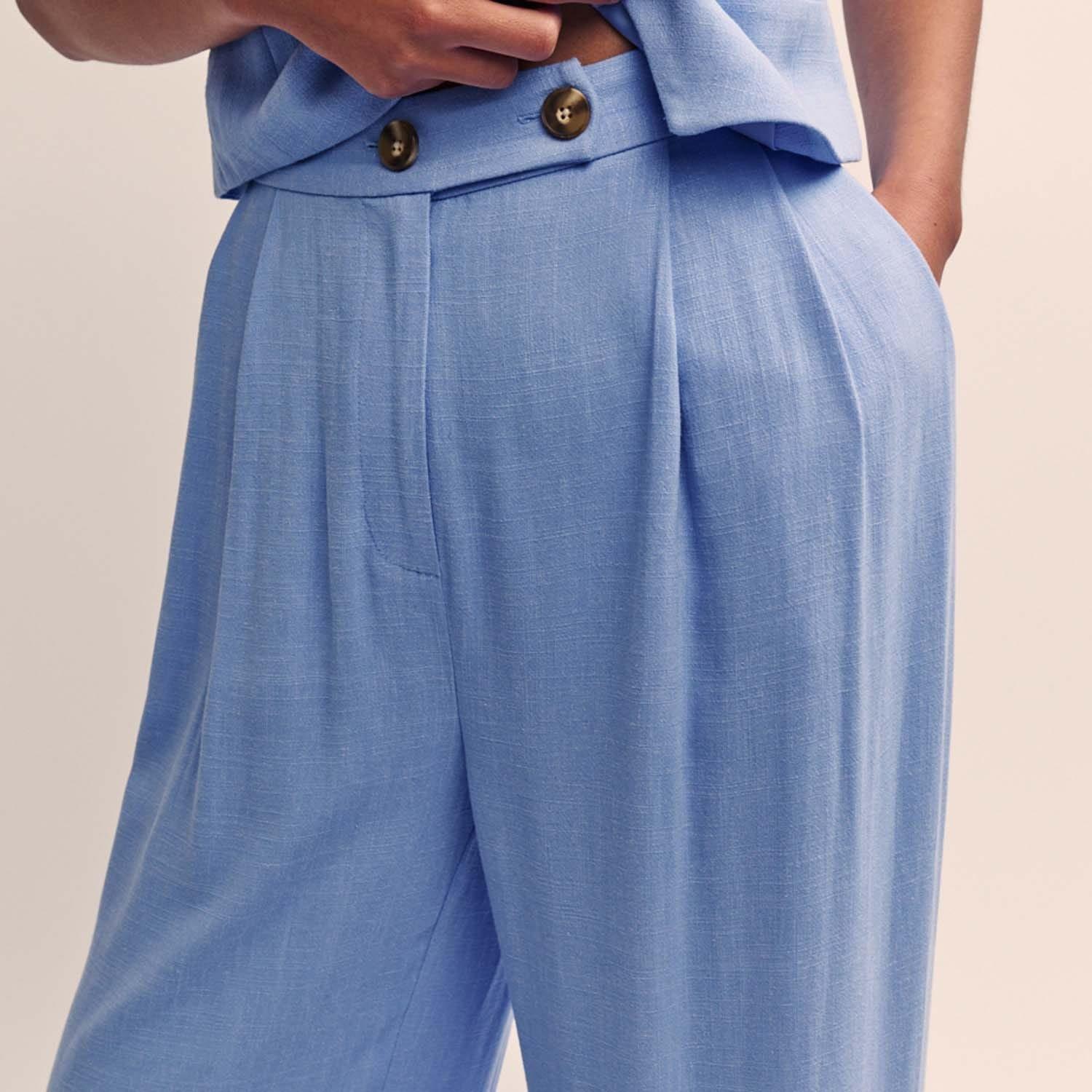 Blue - Nobodys Child - Relaxed Tailored Trousers - 3