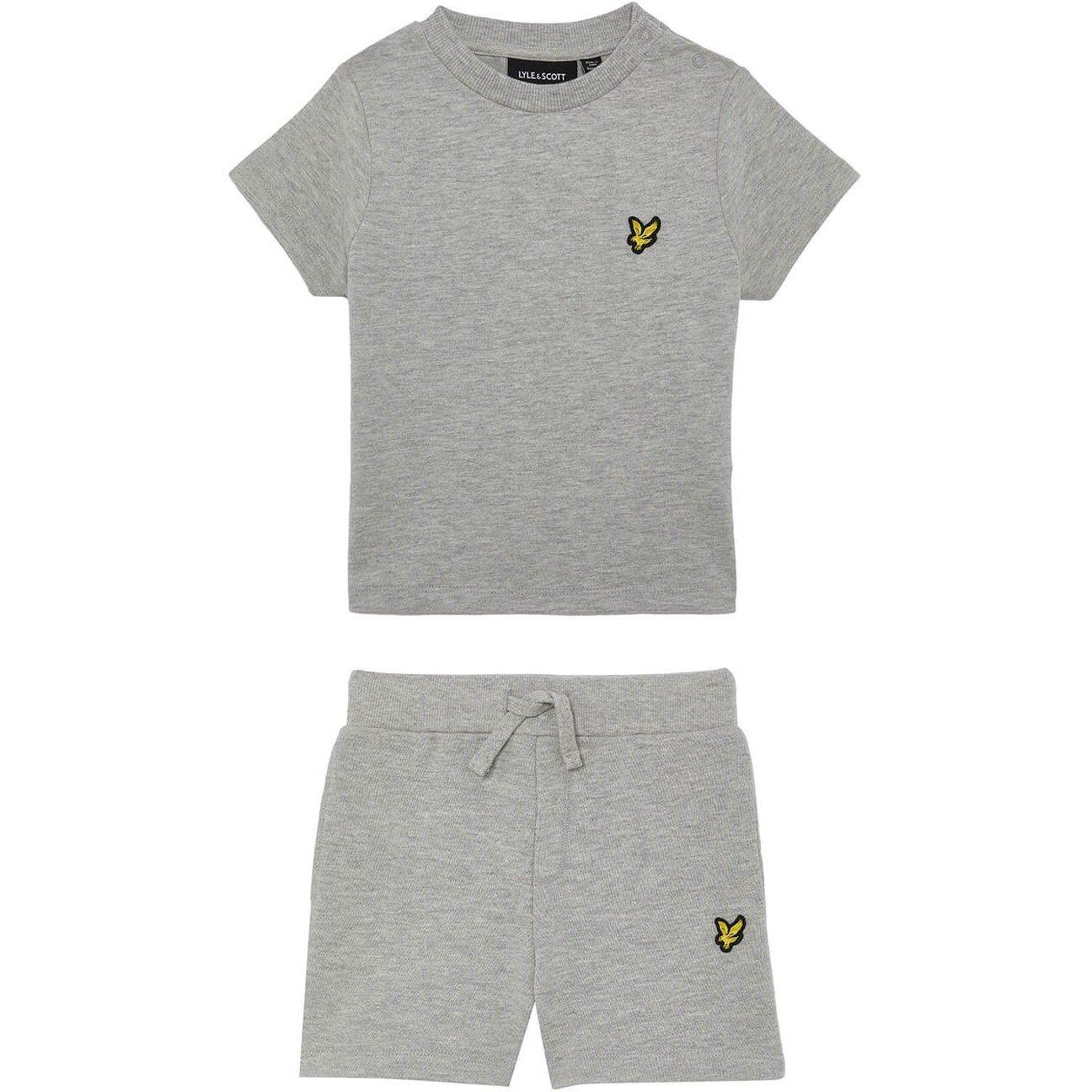 Cinzento Marl D24 - Lyle and Scott - Lyle Tee Short Set In62 - 4