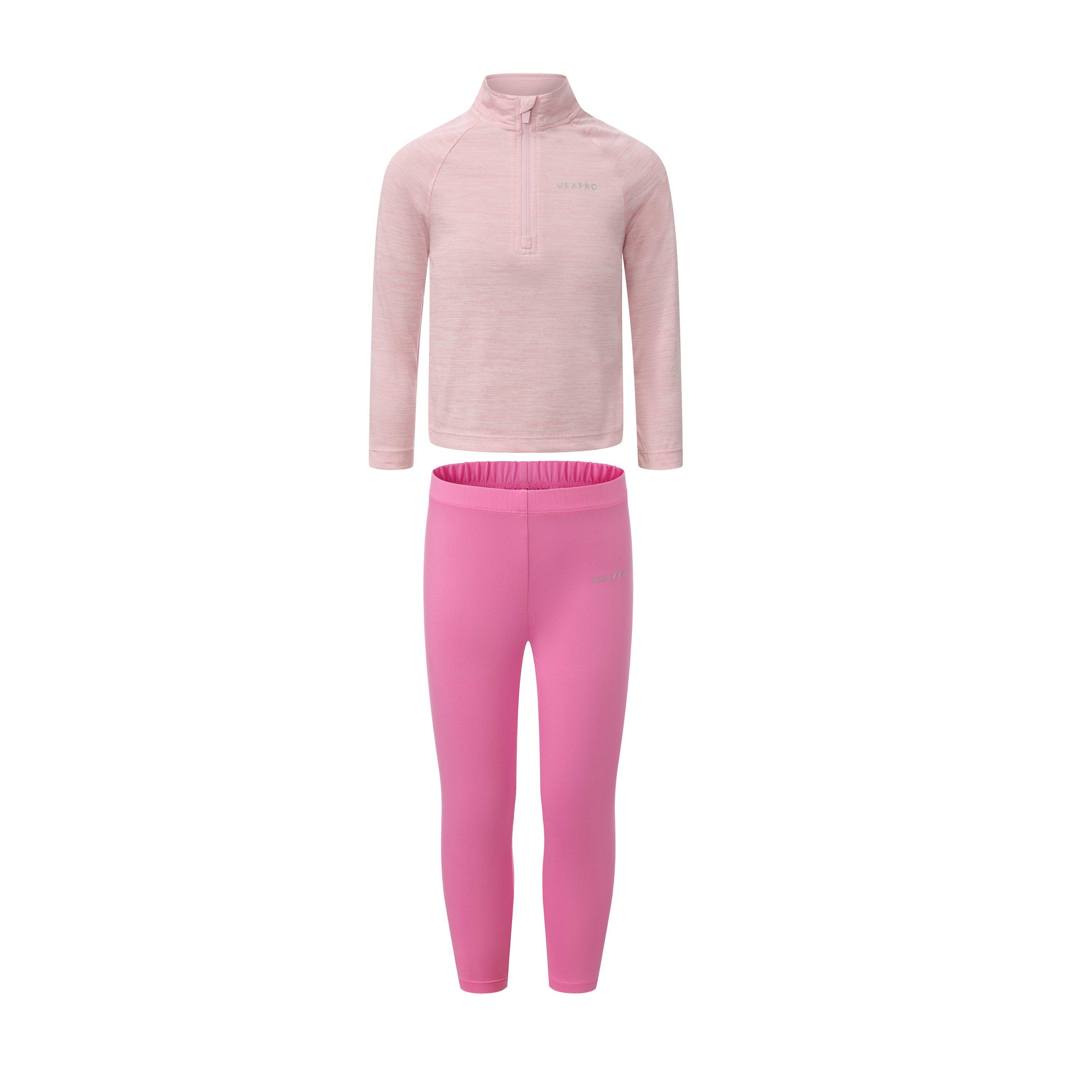 Usa Pro  1/4 Tracksuit Infants - Pink - 6-7 Yrs
