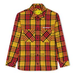 Off White Checkered Shirt Infants