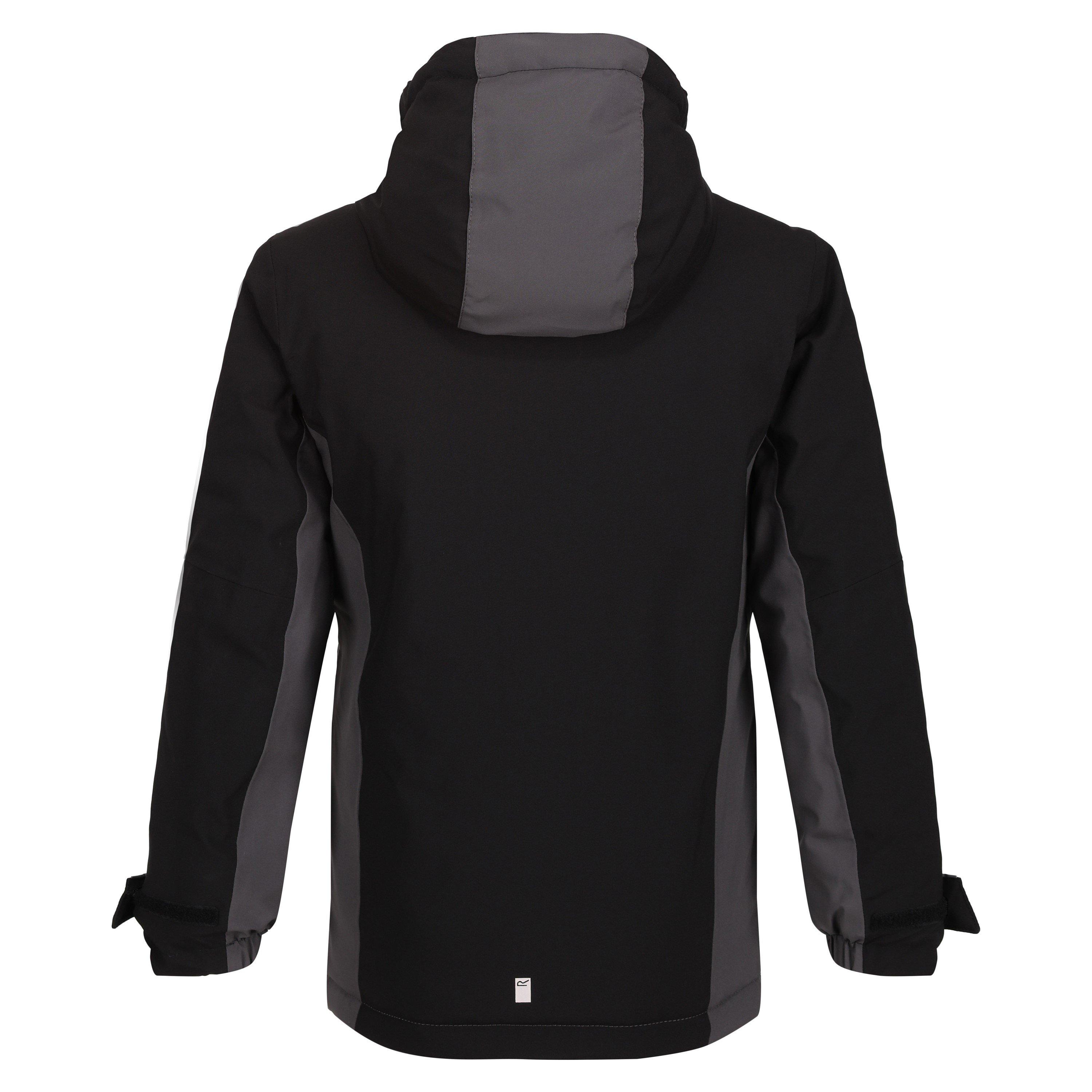 Nero/DkGrigio - Regatta - Unisex Kids' Highton Padded Puffer Jacket - 2