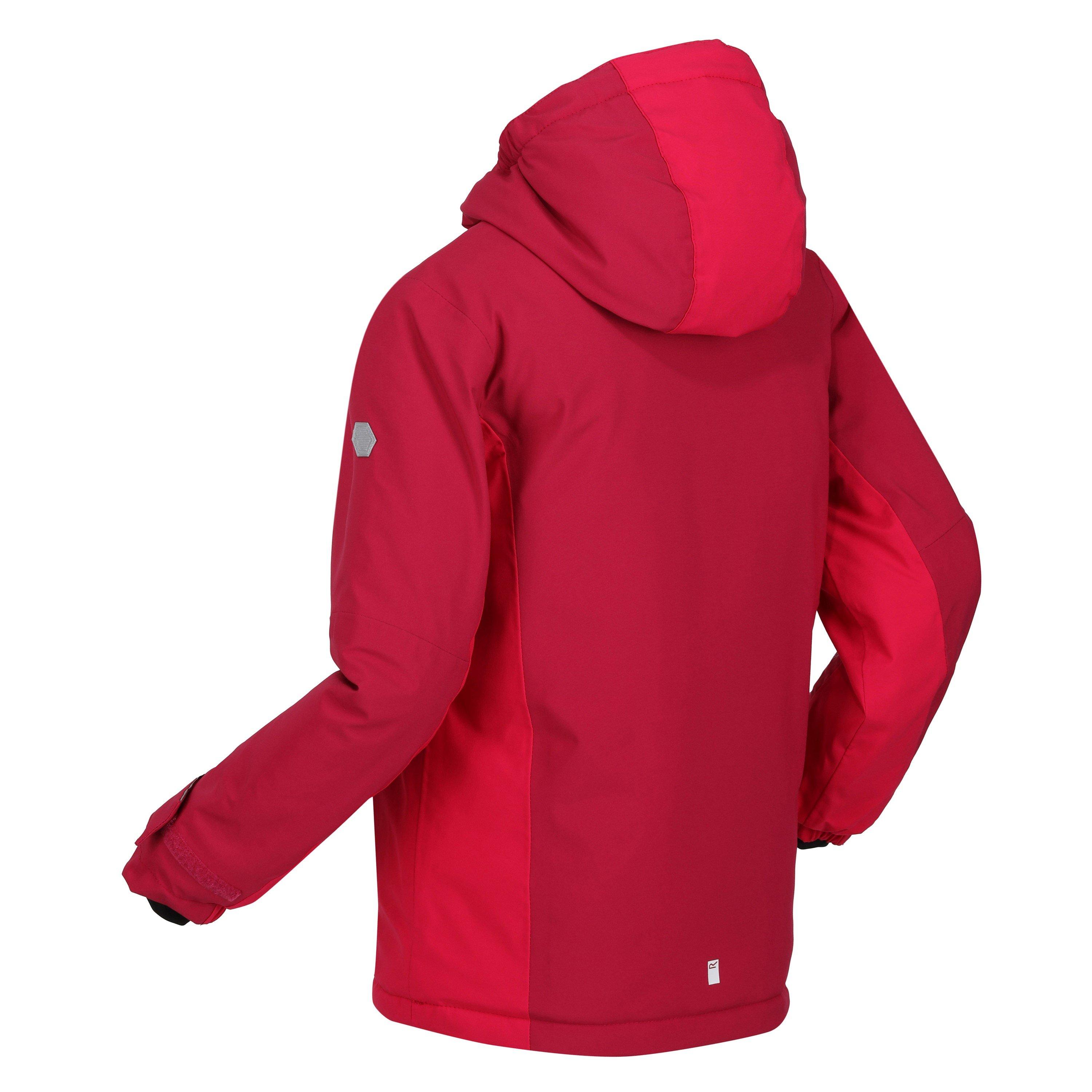 Berry/PkPotn - Regatta - Unisex Kids' Highton Padded Puffer Jacket - 2