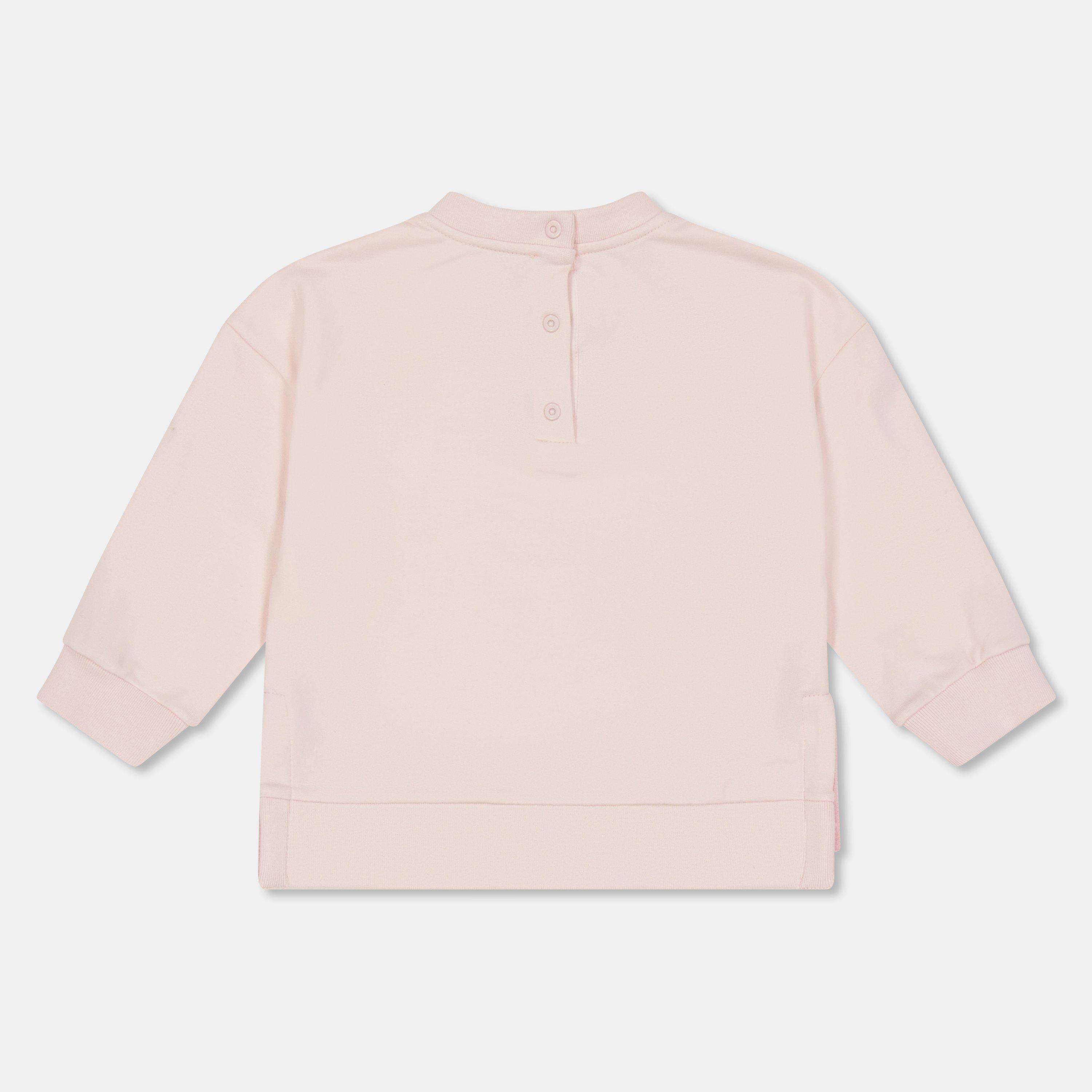 Pink F0C11 - Fendi - Unisex Kids' Logo Crew Sweatshirt - 2