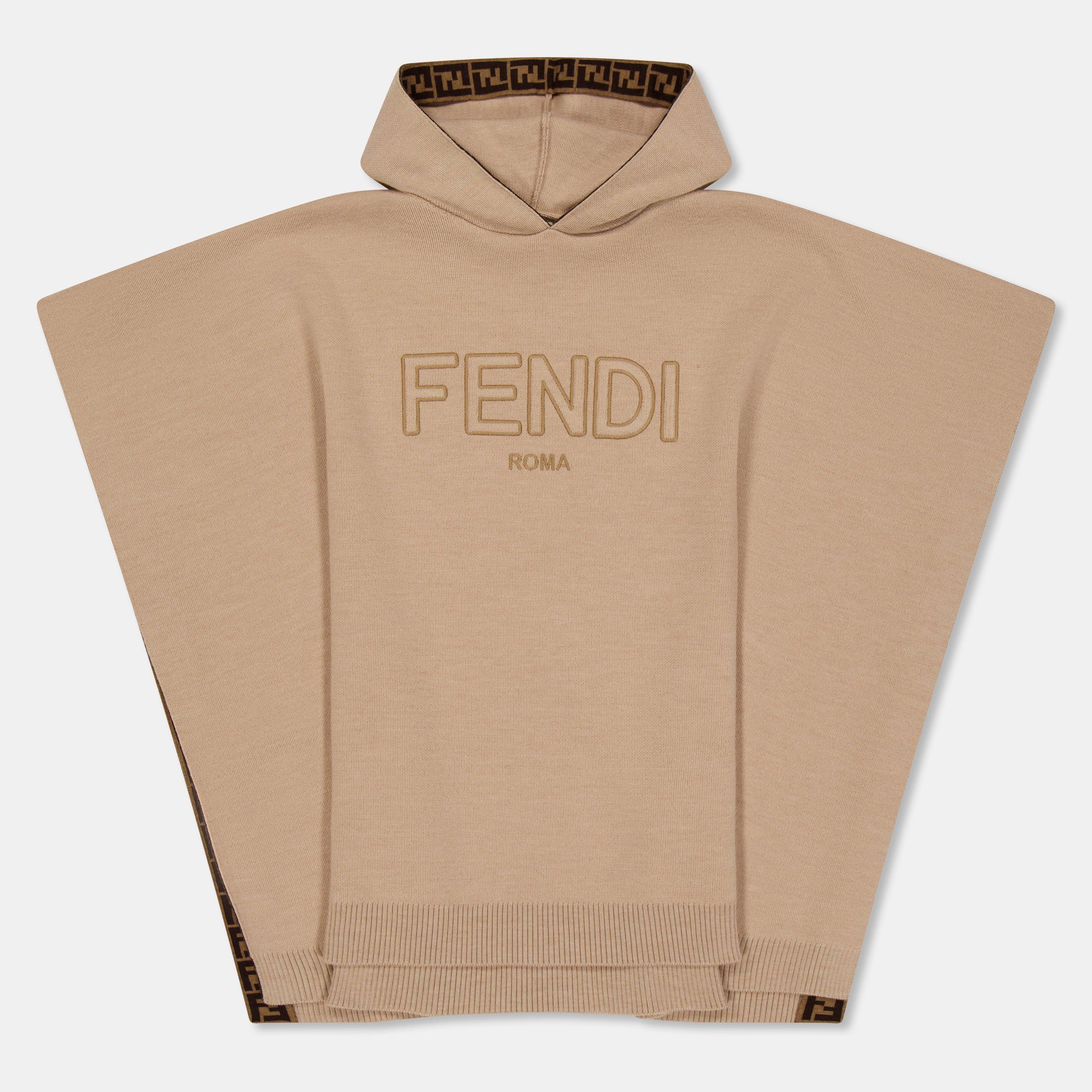 Fendi , Ponchos, Female, Beige, Xl, Junior Cape - Image 2