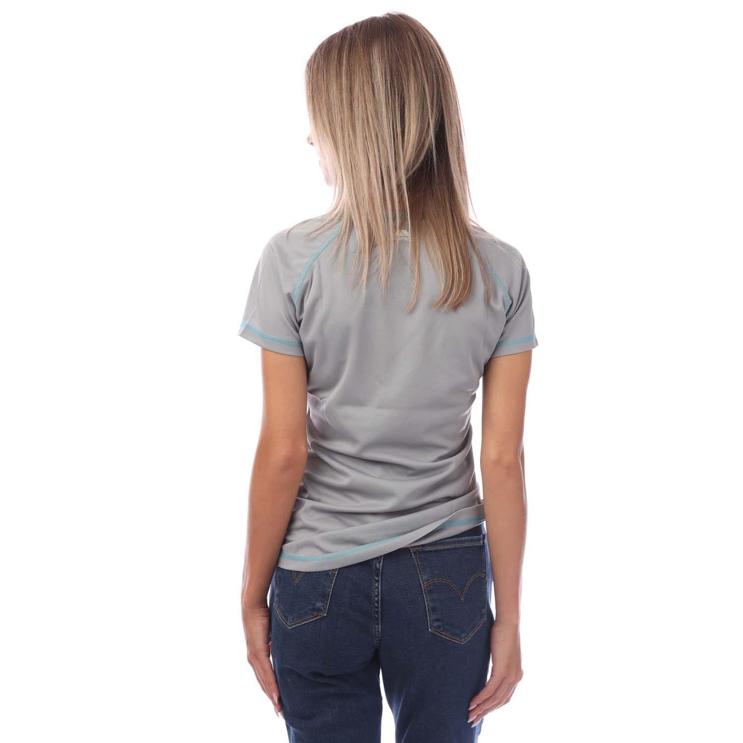 Grey - Trespass - Viktoria Active T-Shirt - 4