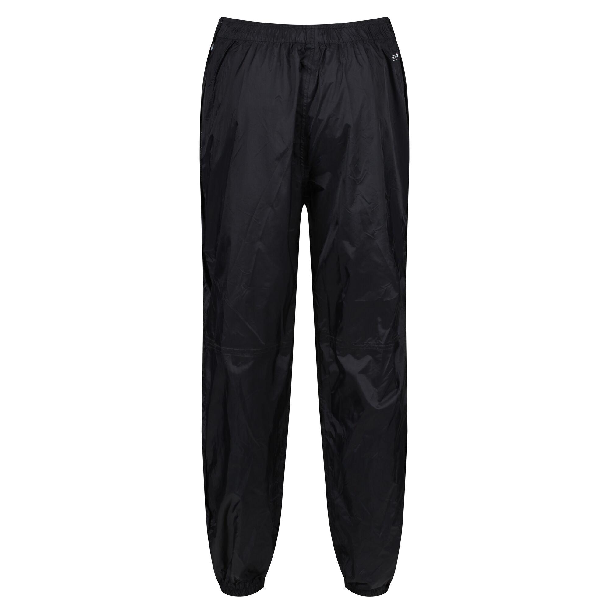 Black - Regatta - Active Packaway Waterproof Overtrouser - 7