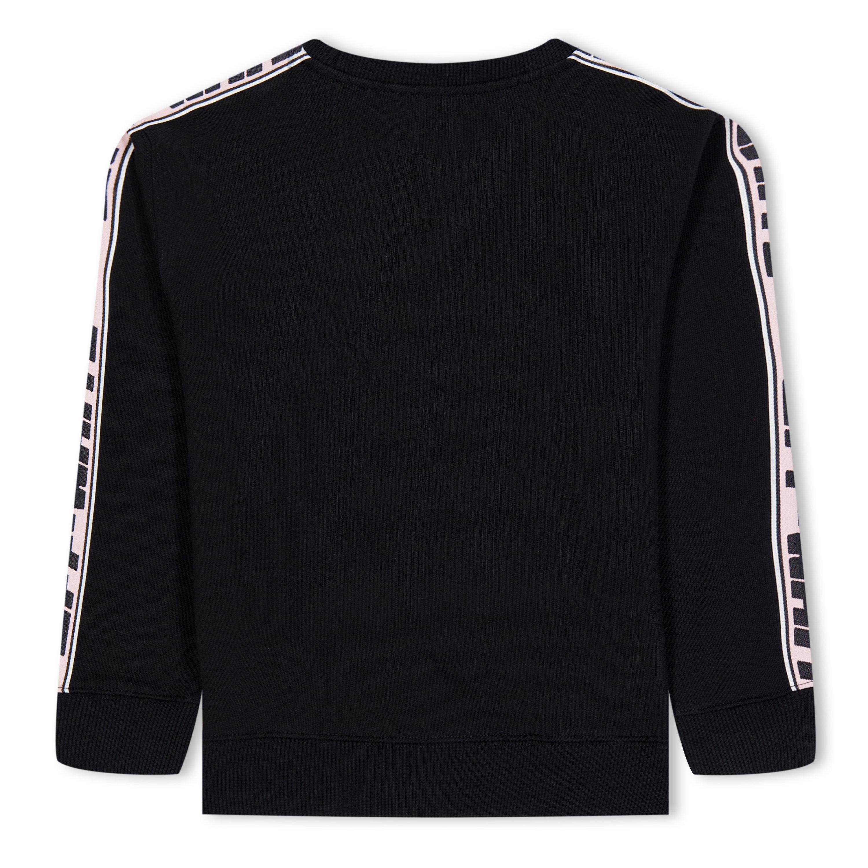 Black/Black - Off White - Kids Logo Crewneck Sweater - 2