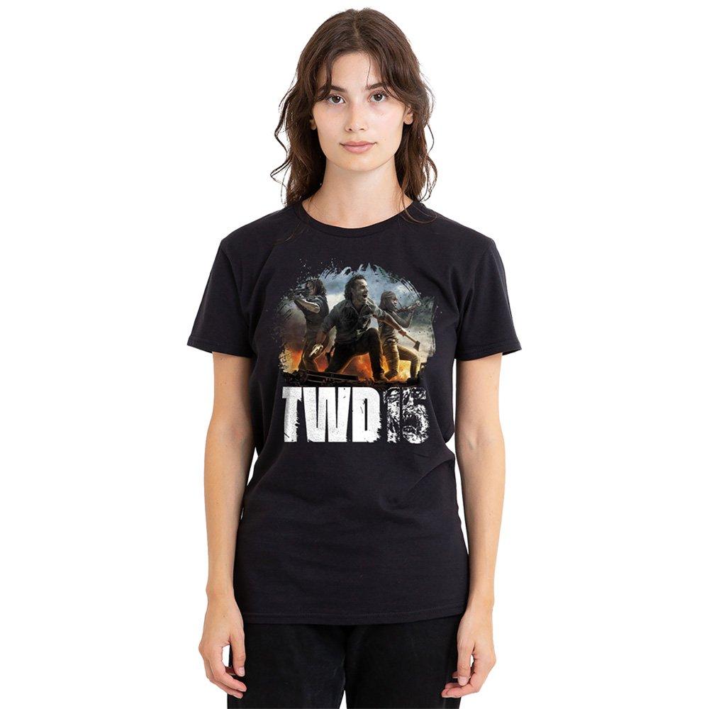 Black - Other - The Walking Dead Group Action Pose T Shirt Black - 1