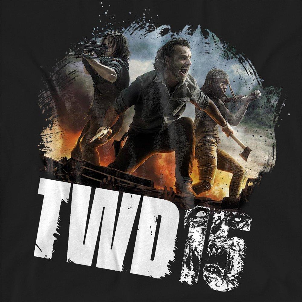 Black - Other - The Walking Dead Group Action Pose T Shirt Black - 2