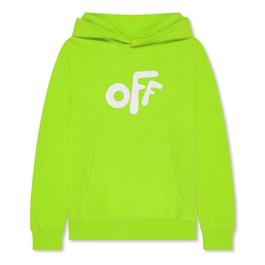 Off White Rounded Logo Hoodie Infants