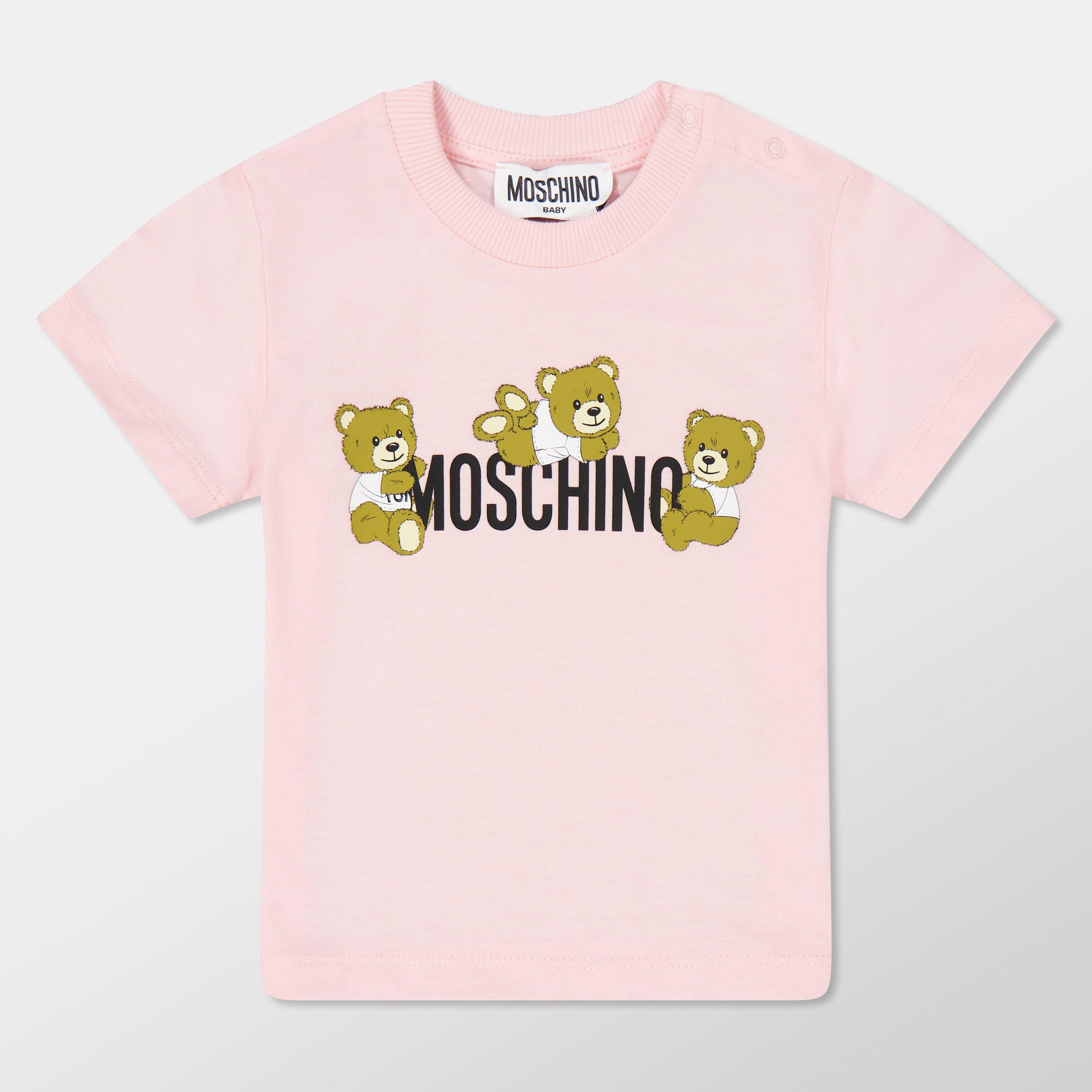 Pink 50209 - Moschino - Logo T-Shirt & Short Set Infants - 1