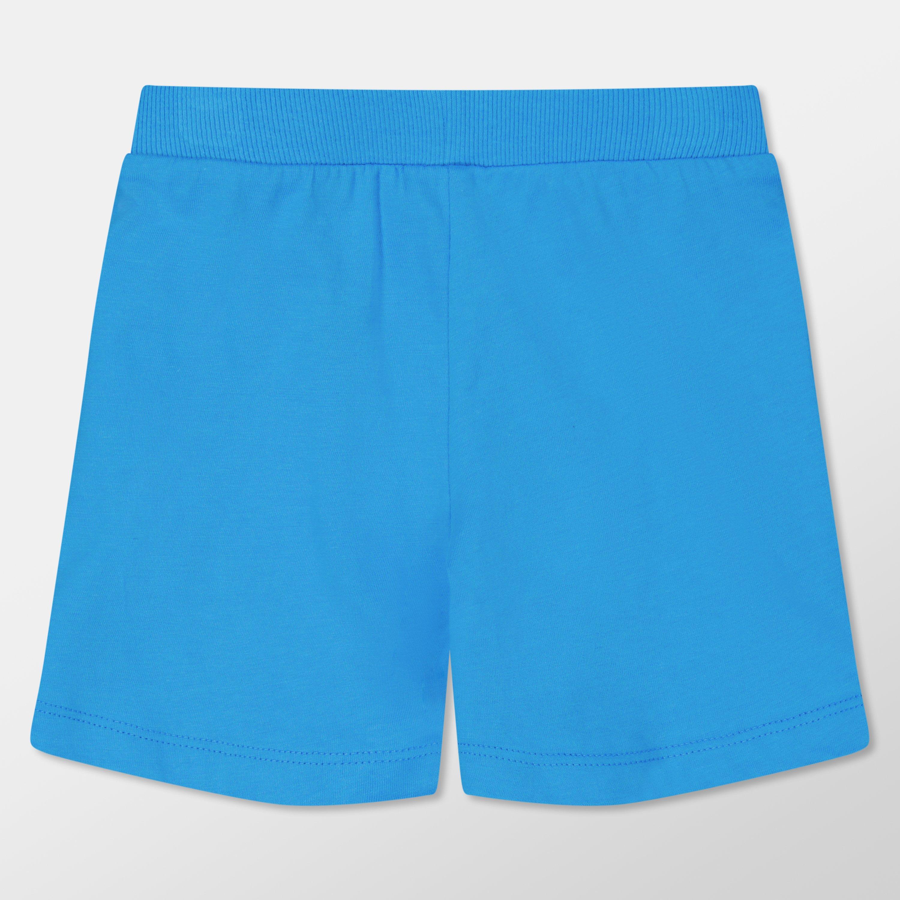 Blue 41047 - Moschino - Logo T-Shirt & Short Set Infants - 4