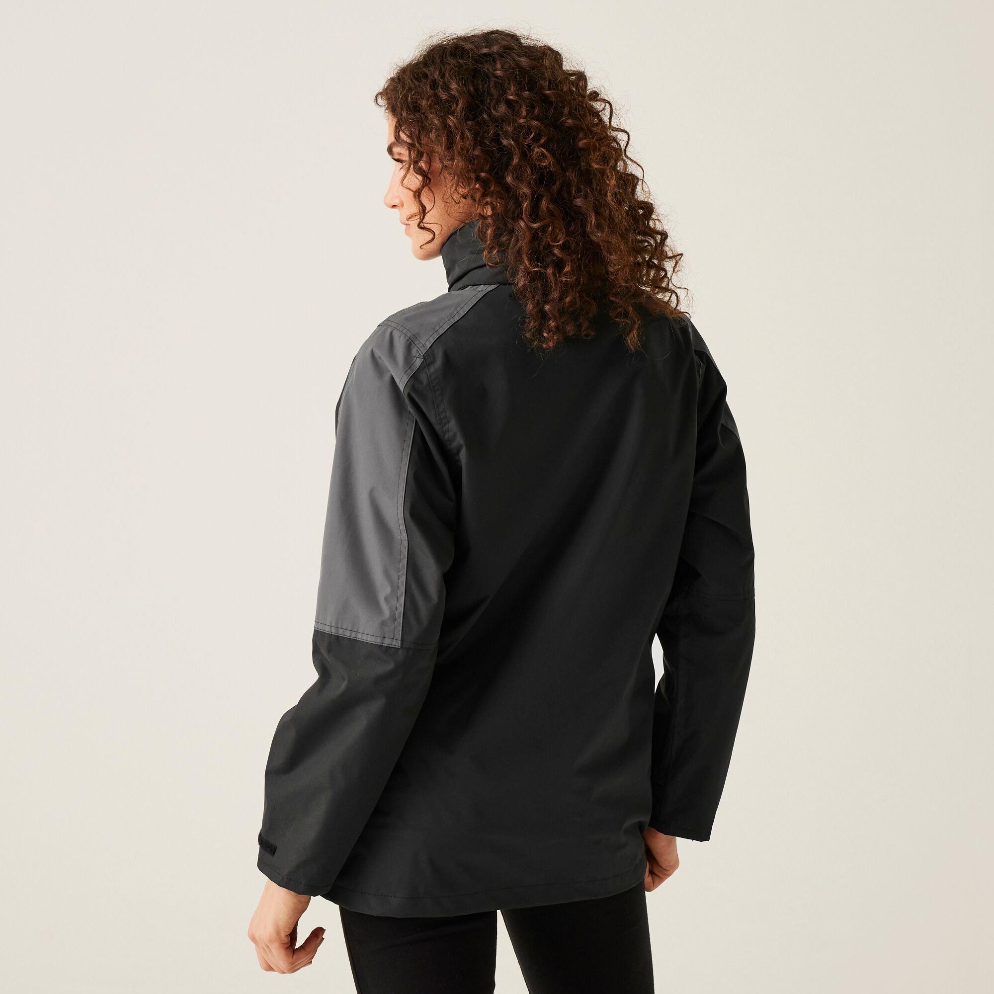 Black Seal Grey - Regatta - Womens Defender III Waterproof 3 In 1 Jacket - 2