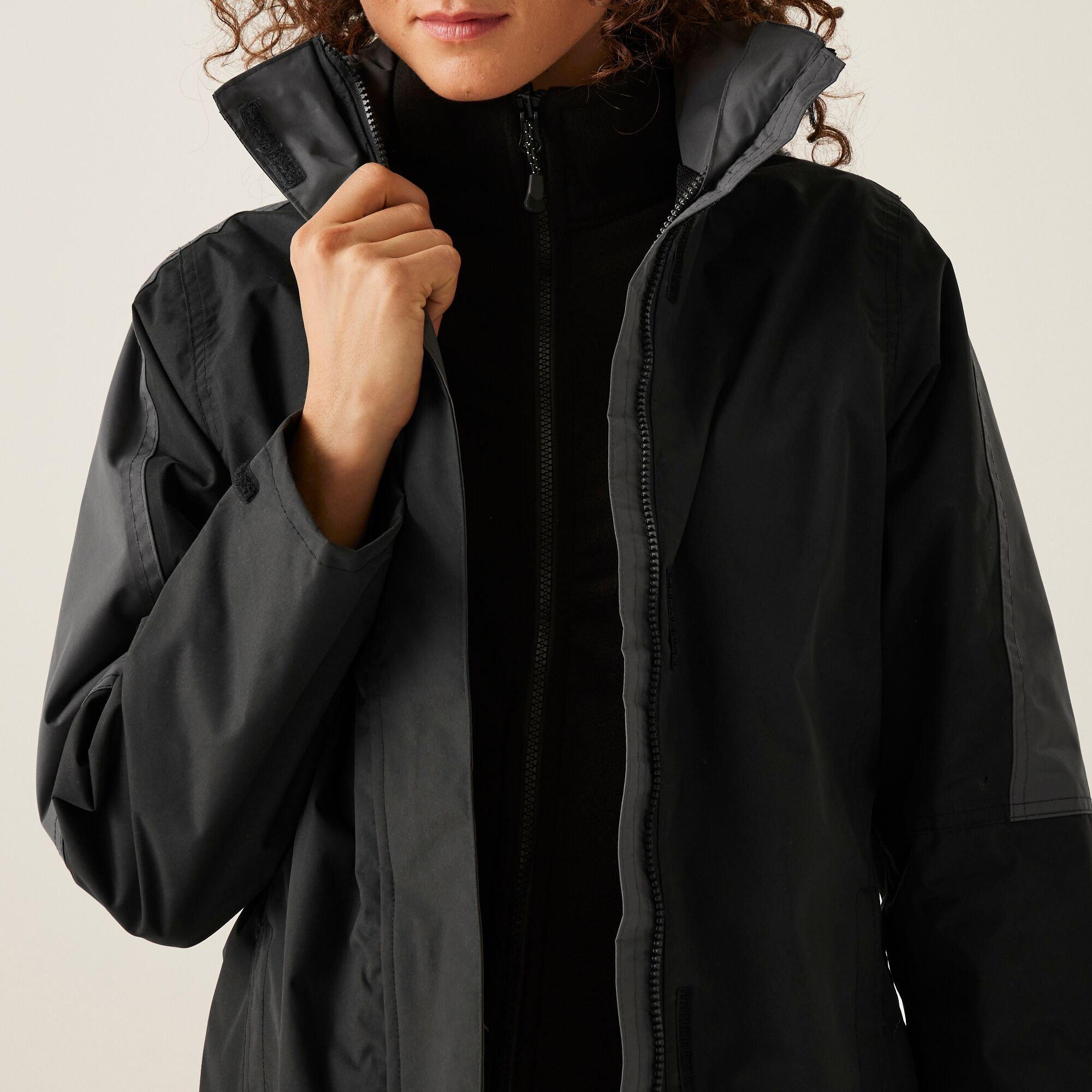 Black Seal Grey - Regatta - Womens Defender III Waterproof 3 In 1 Jacket - 7