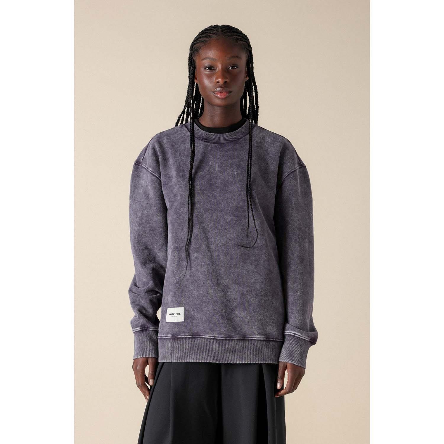 Purple - Mizuno - Sportstyle Crewneck Sweatshirt - 2