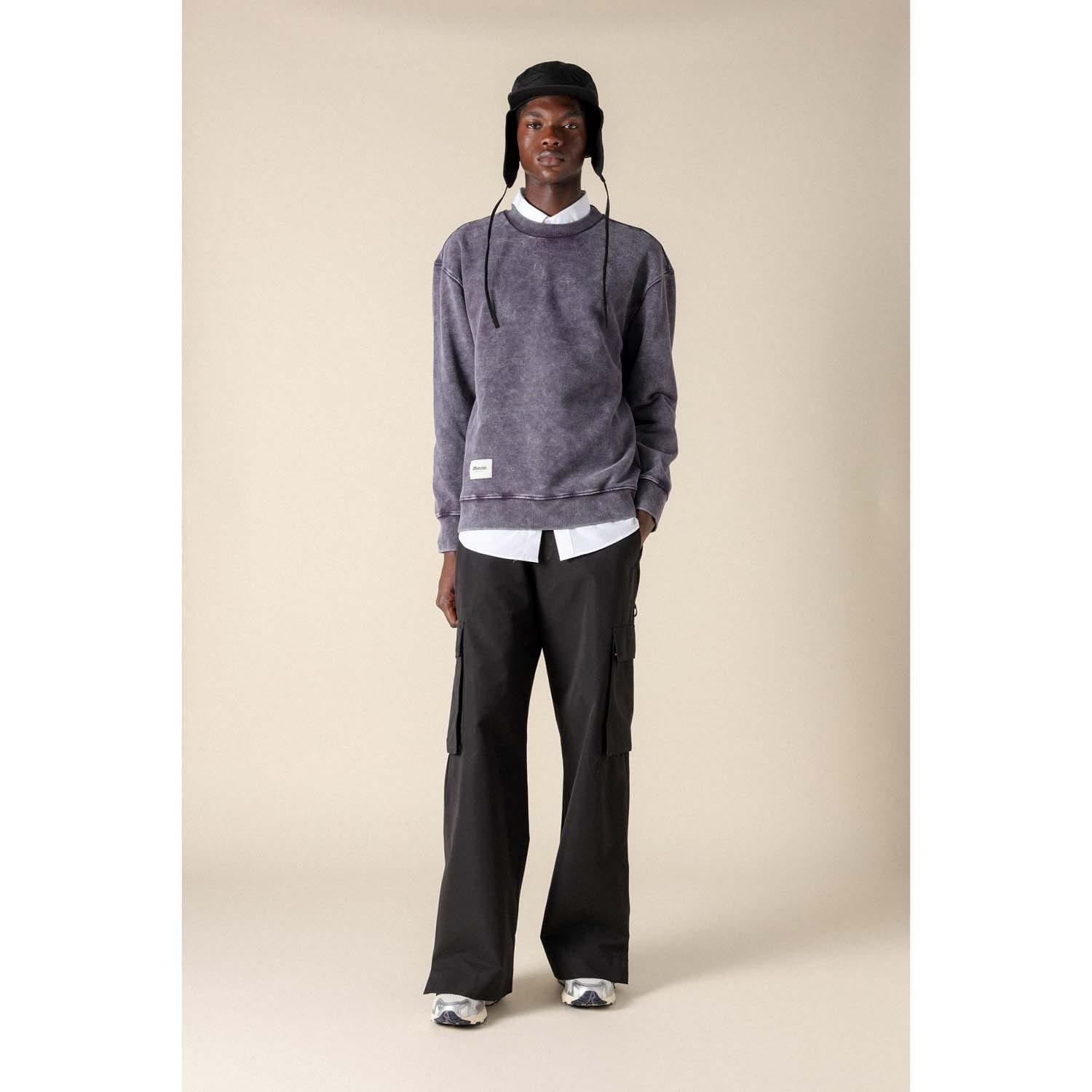 Purple - Mizuno - Sportstyle Crewneck Sweatshirt - 4