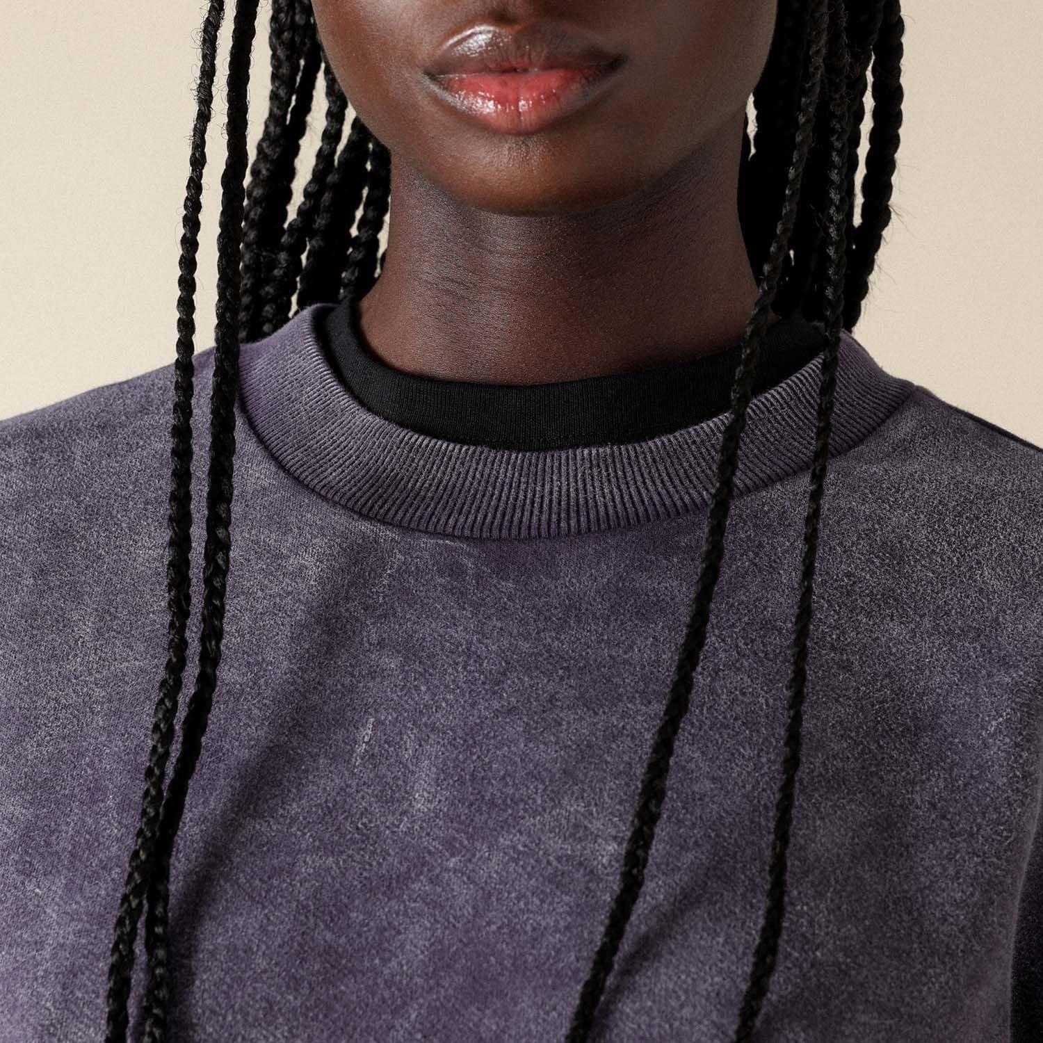 Purple - Mizuno - Sportstyle Crewneck Sweatshirt - 6