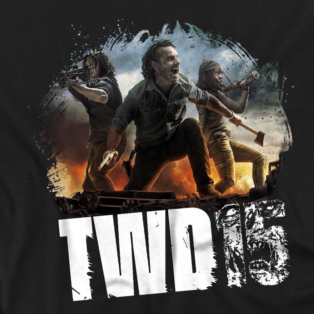 Black - Other - The Walking Dead Group Action Pose T-Shirt Black - 2