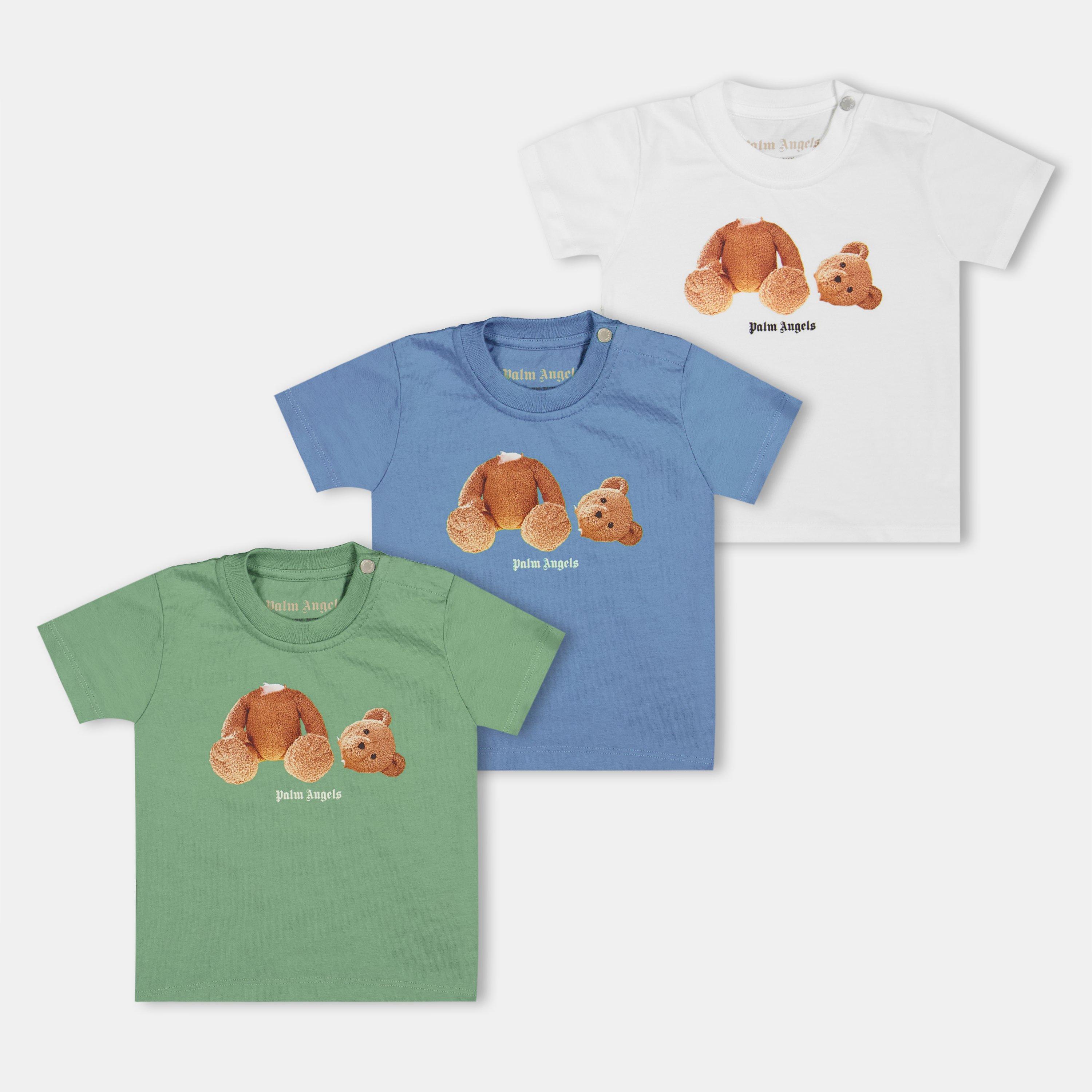 Multi 4260 - Palm Angels - Unisex Kids' Bear Graphic Engineered Fabric Clothing Set - 1