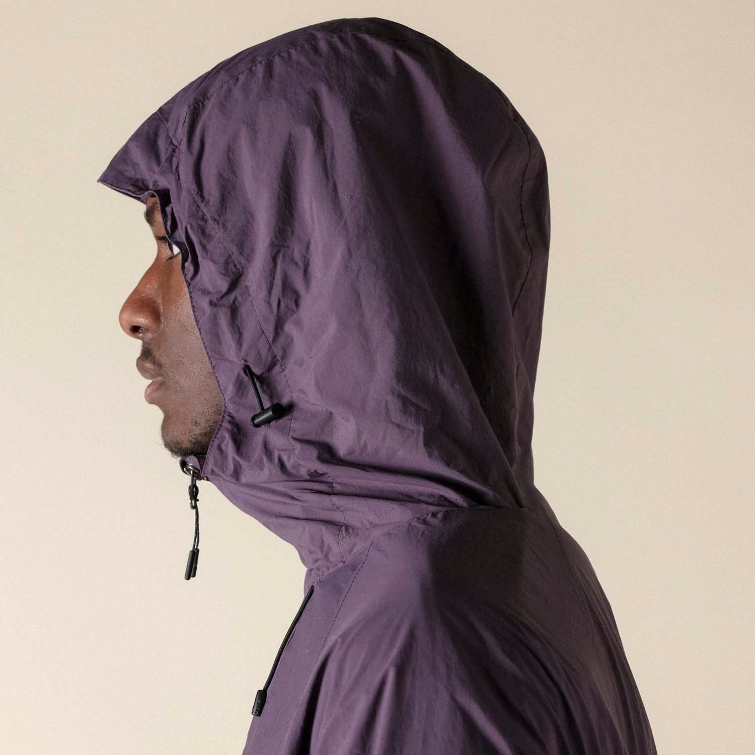 Purple - Mizuno - WR Light Mountain Hooded Jacket - 4