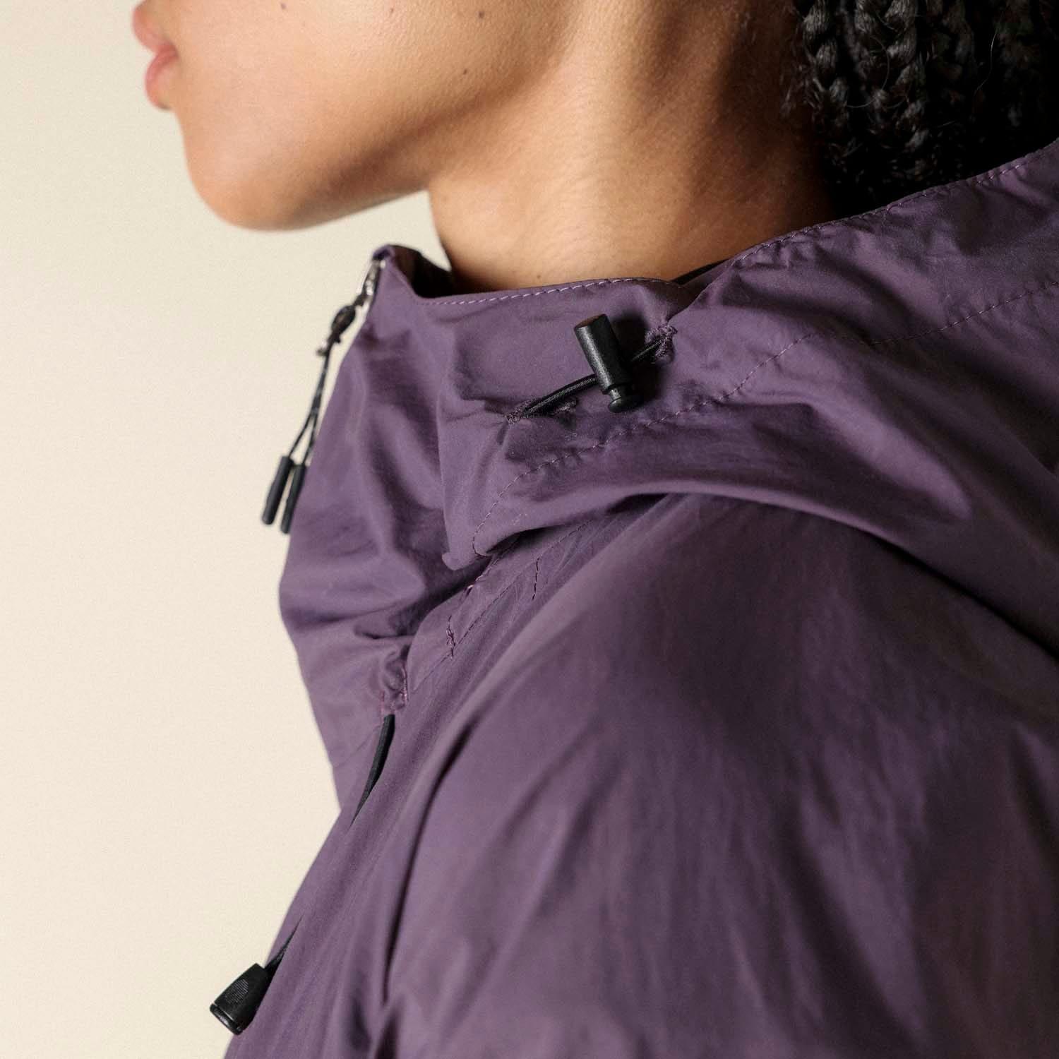 Purple - Mizuno - WR Light Mountain Hooded Jacket - 6