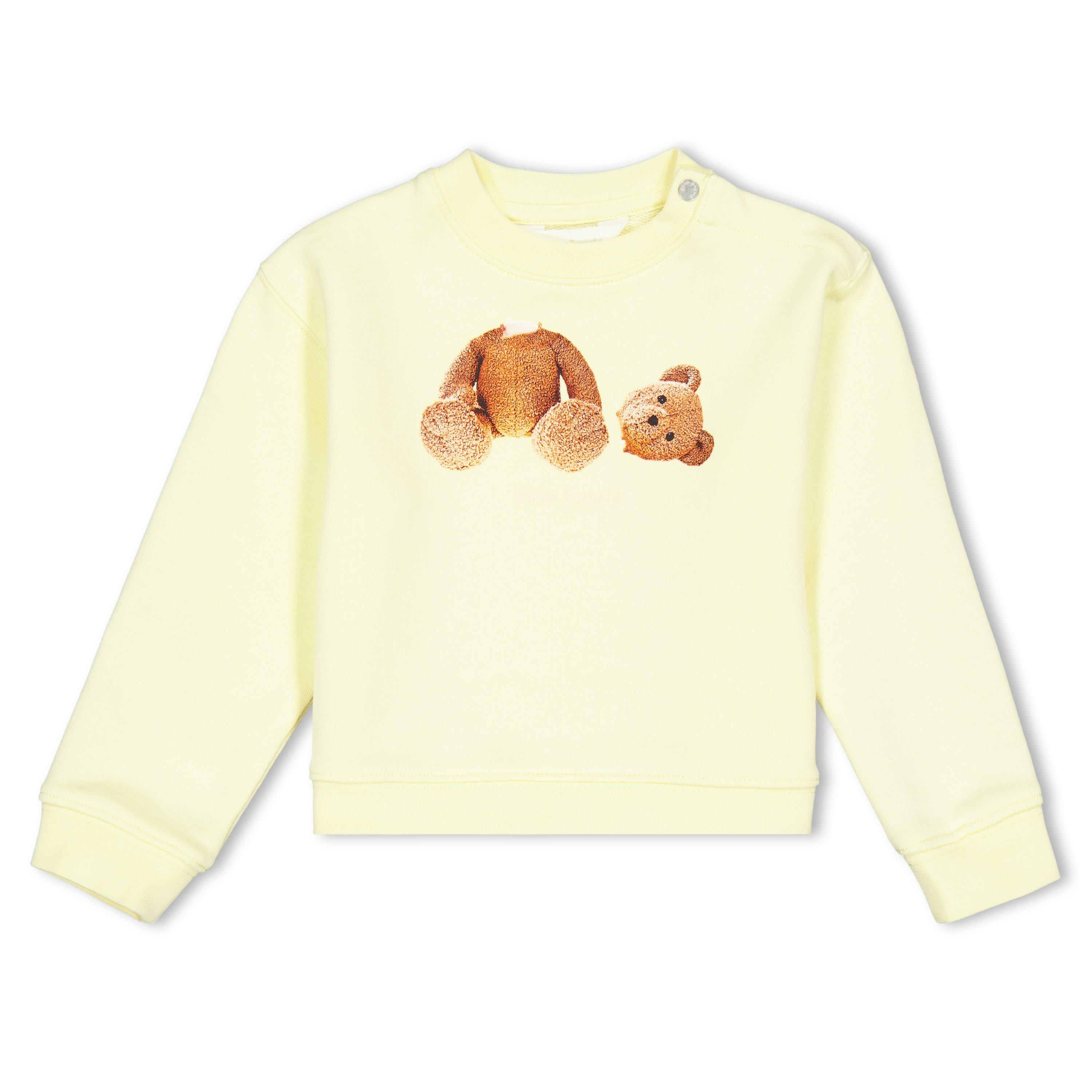 Palm Angels Women's Palm Bear Crew In61 - Yellow - 24M